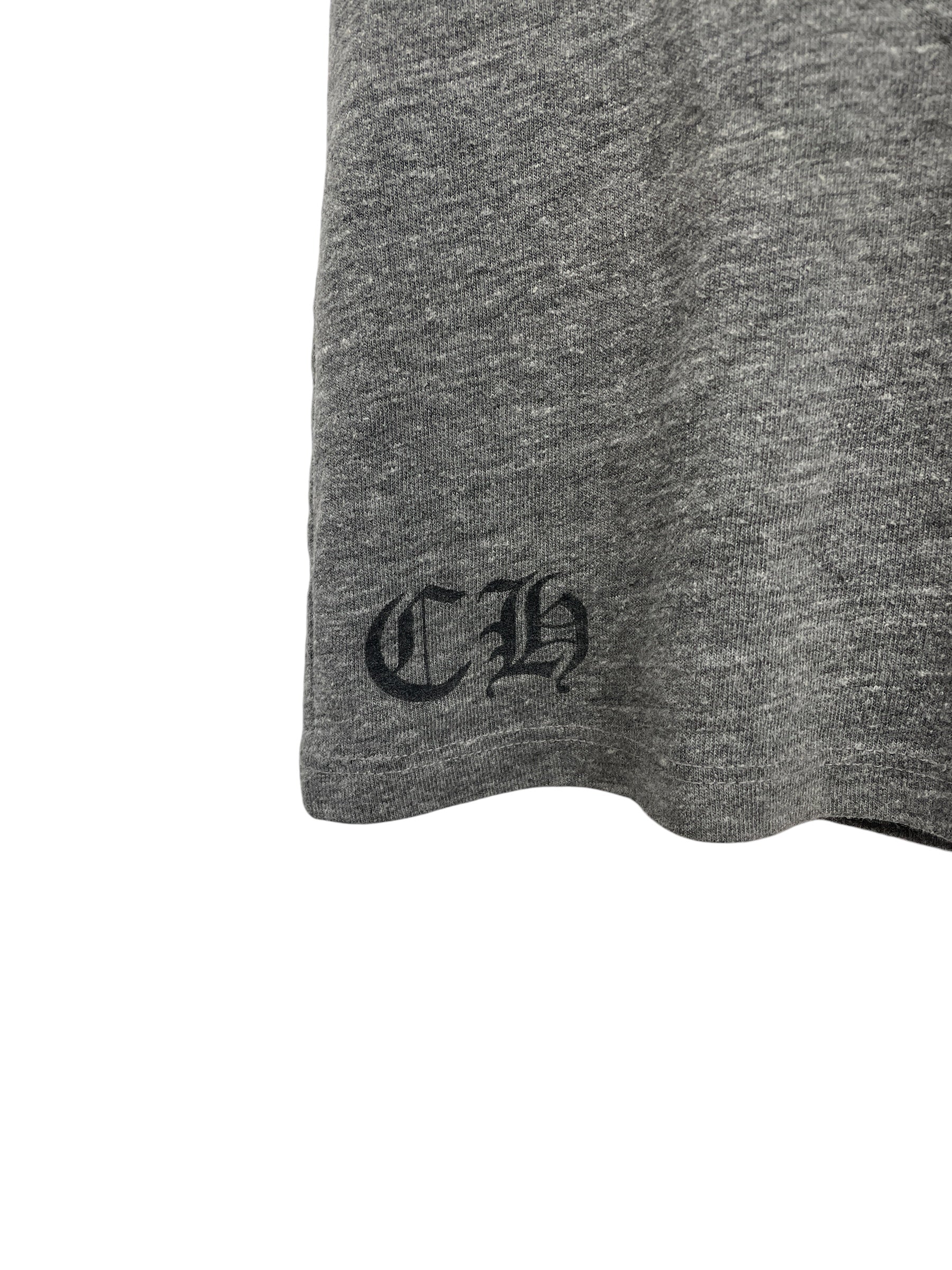 CHROME HEARTS/T-Shirt/XL/Cotton/GRY/V NECK/ 007-013172 view 4