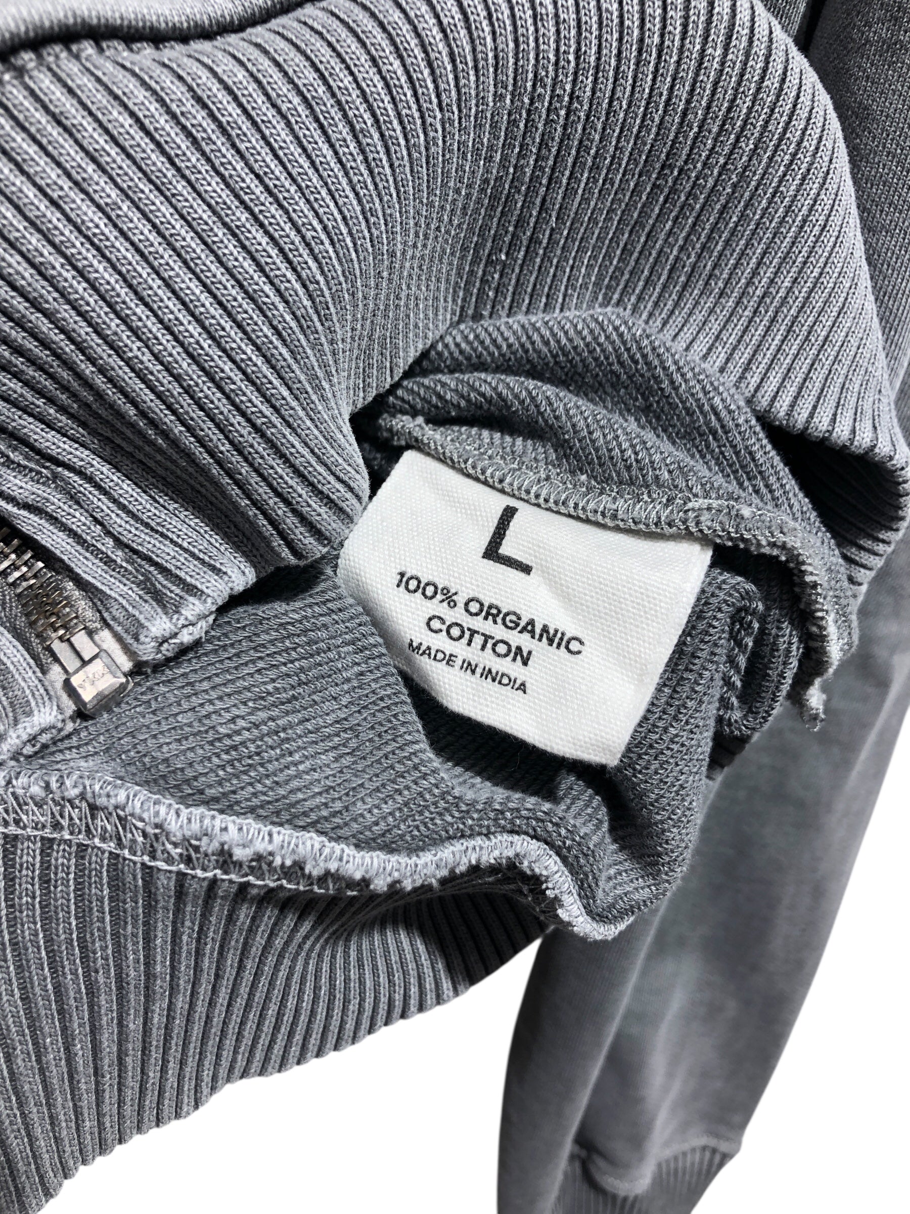 Story mfg./Zip Up Hoodie/L/Graphic/Cotton/GRY/NATURAL TECHNOLOGY view 4