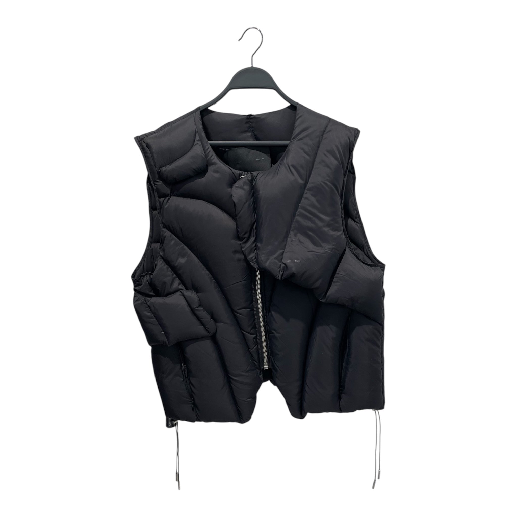 HELIOT EMIL/Puffer Vest/XL/Nylon/BLK/ASYM PUFFER VEST view 1