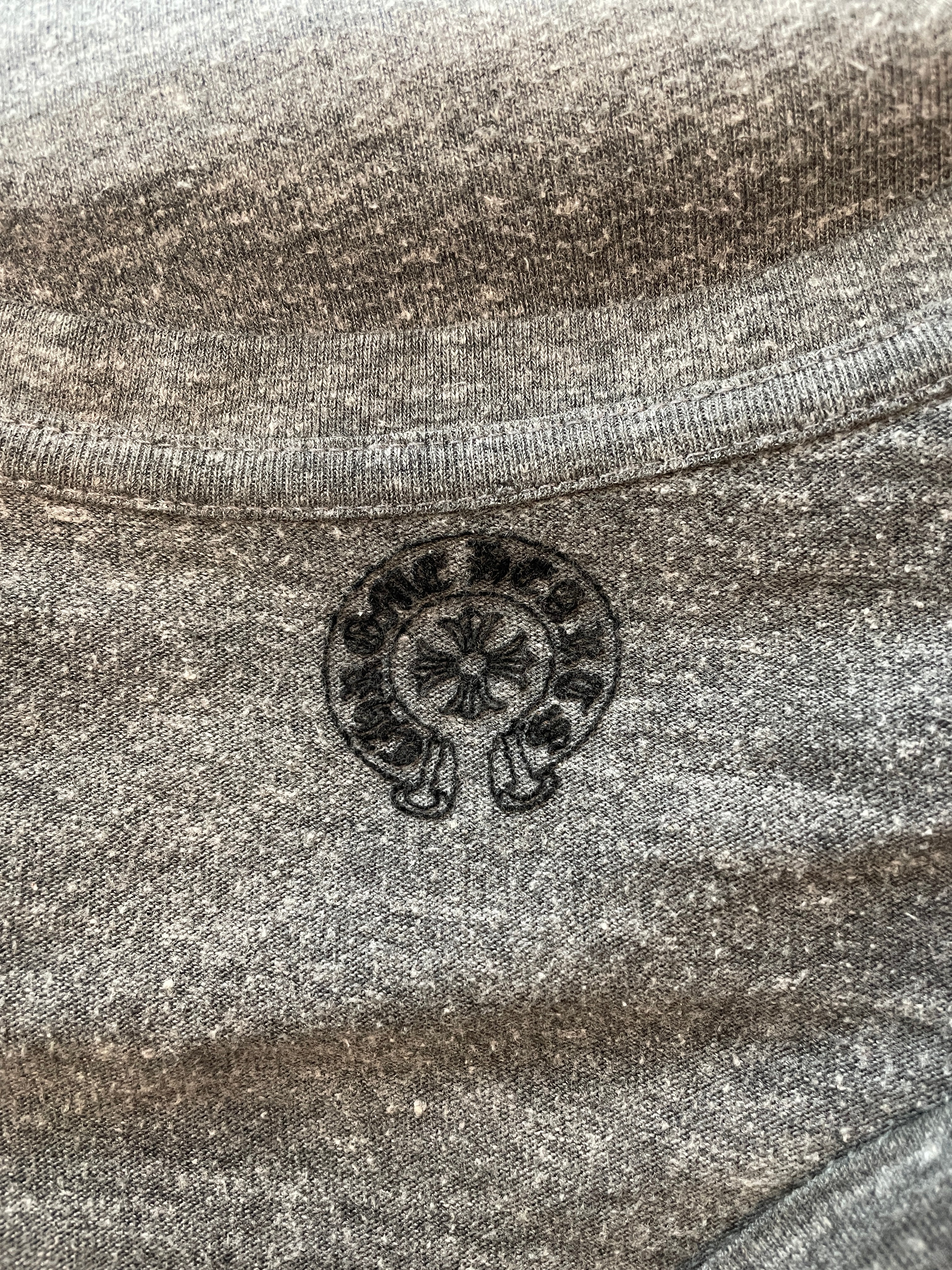 CHROME HEARTS/T-Shirt/XL/Cotton/GRY/V NECK/ 007-013172 view 3