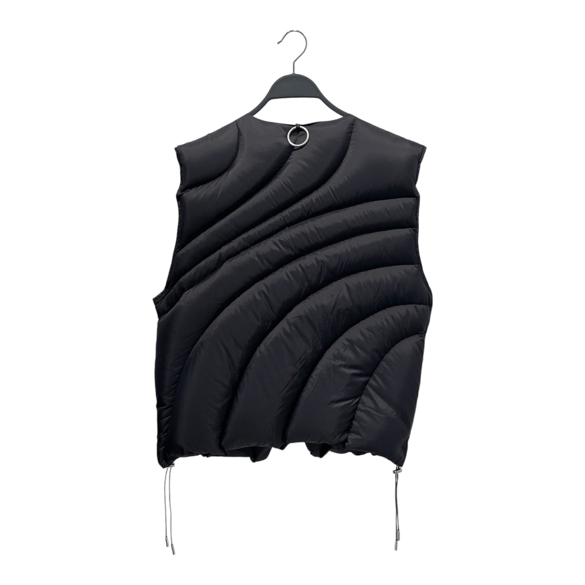 HELIOT EMIL/Puffer Vest/XL/Nylon/BLK/ASYM PUFFER VEST view 2