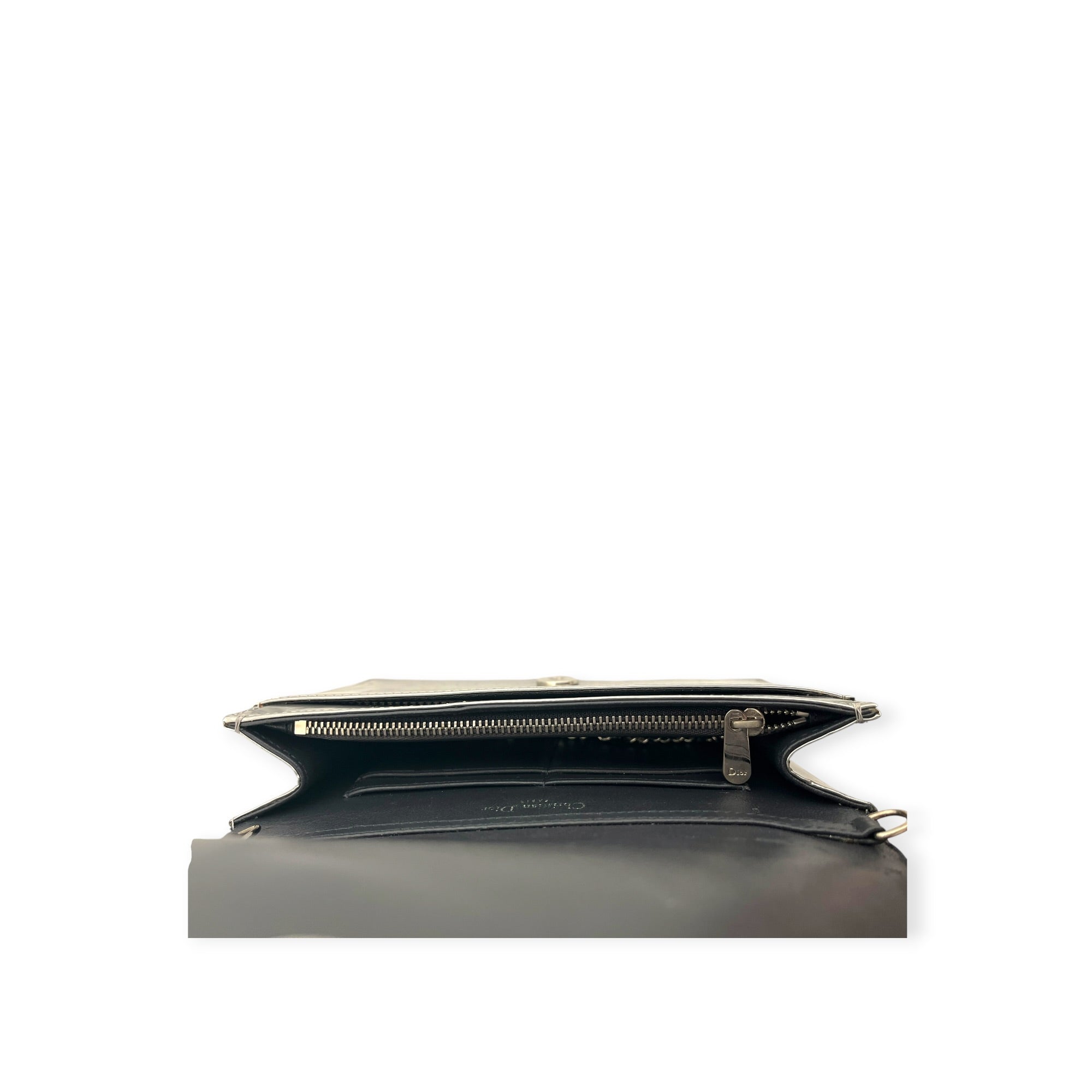 Christian Dior/Bag/Faux Leather/Silver/cannage diorama metallic view 4