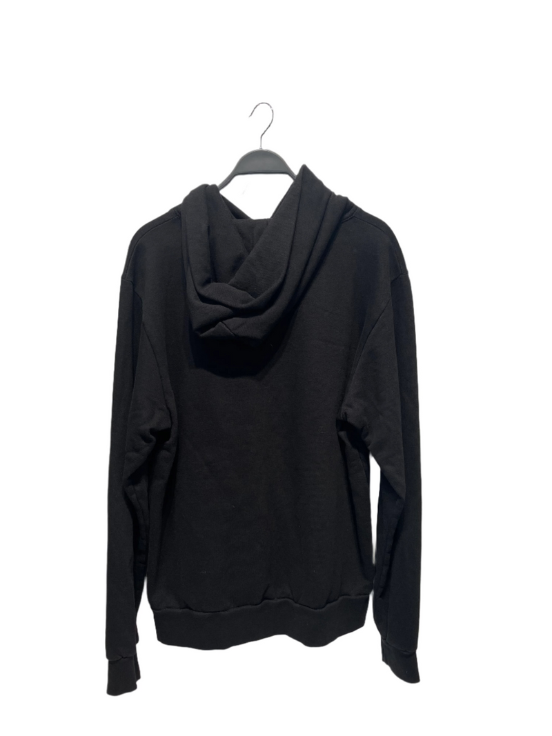DENIM TEARS/Hoodie/L/Cotton/BLK/`floral front