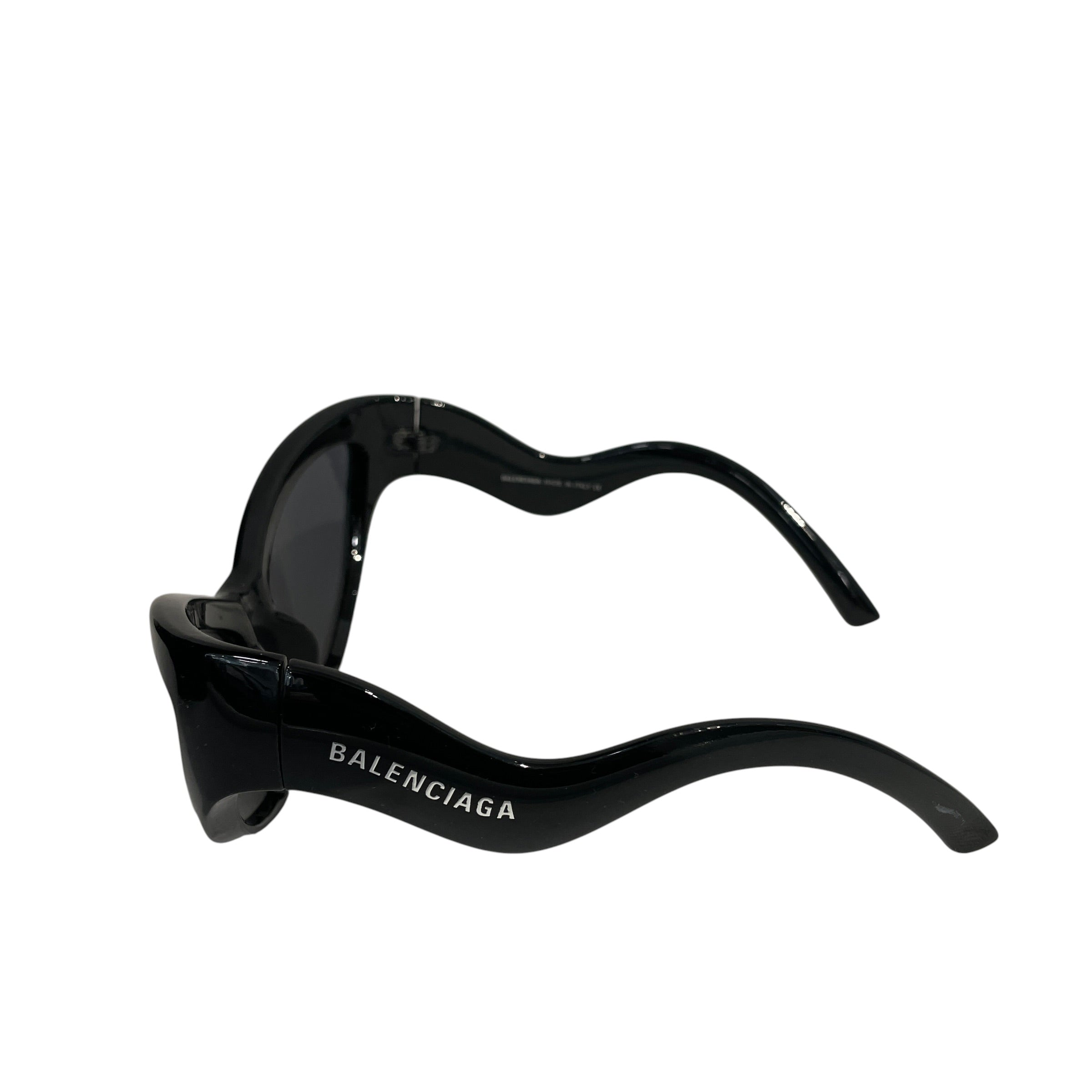 BALENCIAGA/Sunglasses/Plastic/BLK/ view 2