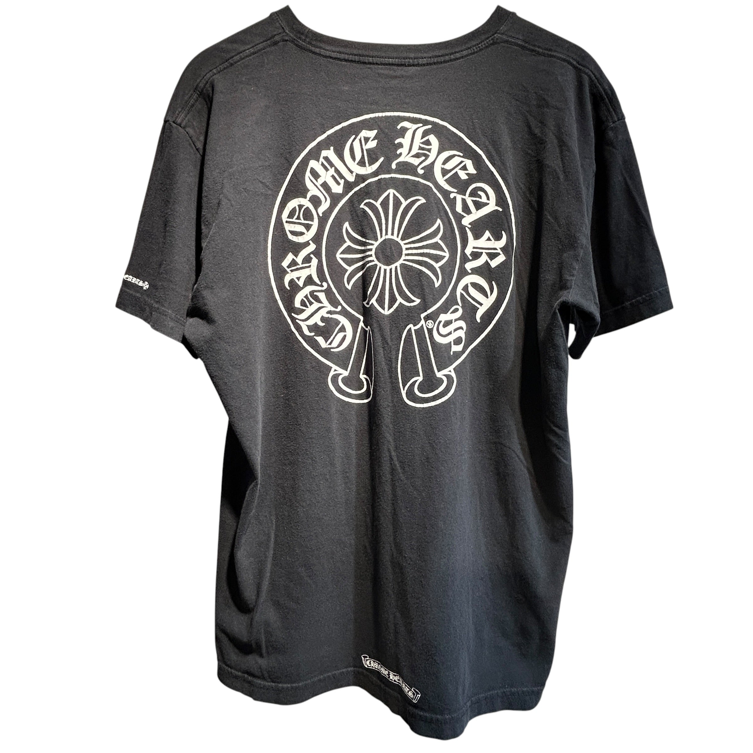 CHROME HEARTS/T-Shirt/XL/Cotton/BLK/pocket tee view 2