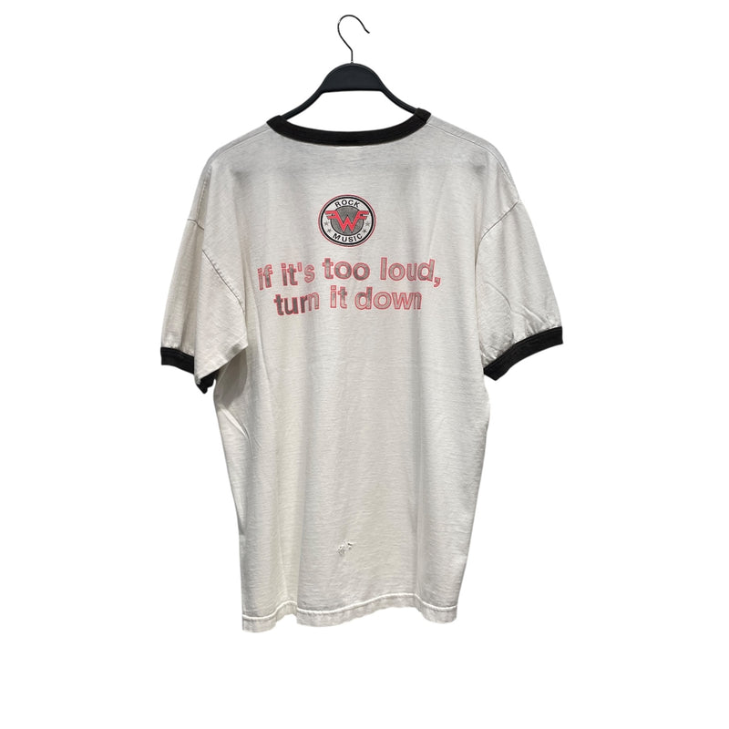 Vintage/T-Shirt/XL/Cotton/WHT/WEEZER