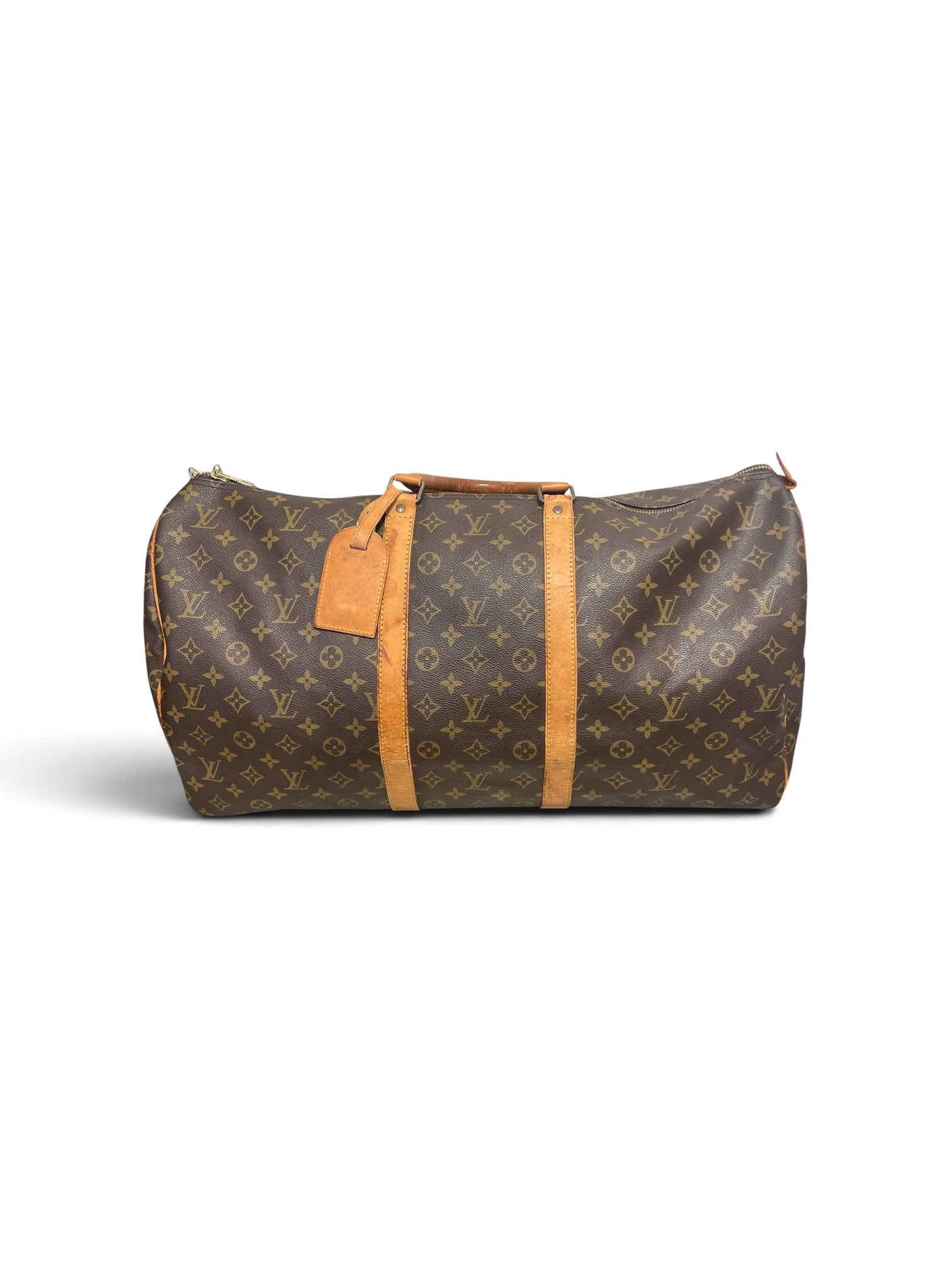 LOUIS VUITTON/Boston Bag/Leather/BRW/monogramcanvasbag view 2