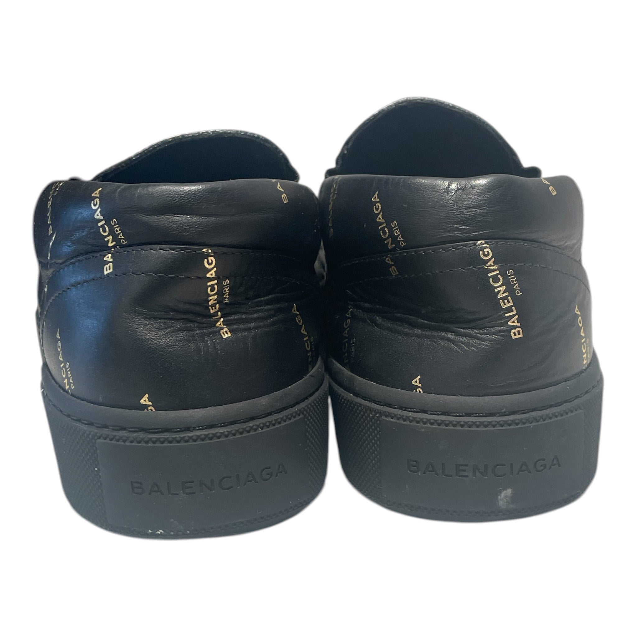 BALENCIAGA/Low-Sneakers/EU 42/All Over Print/Leather/BLK/ view 3