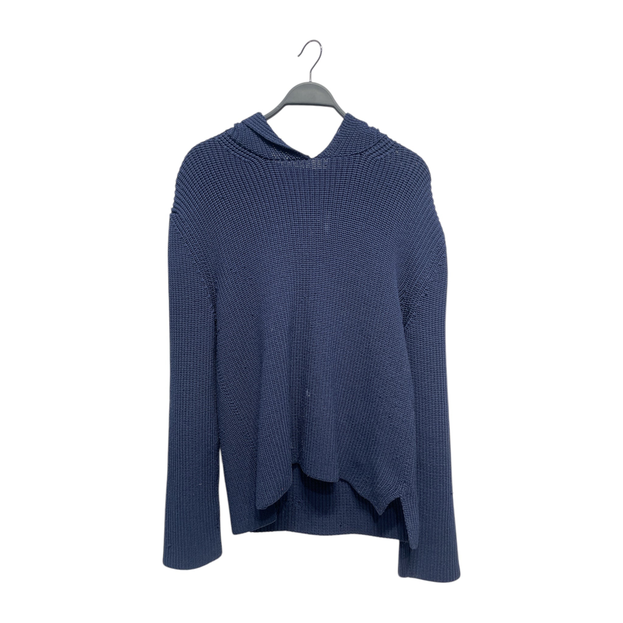 JACQUEMUS/Sweater/L/Cotton/NVY/Pullover/knitted pullover hoodie view 1