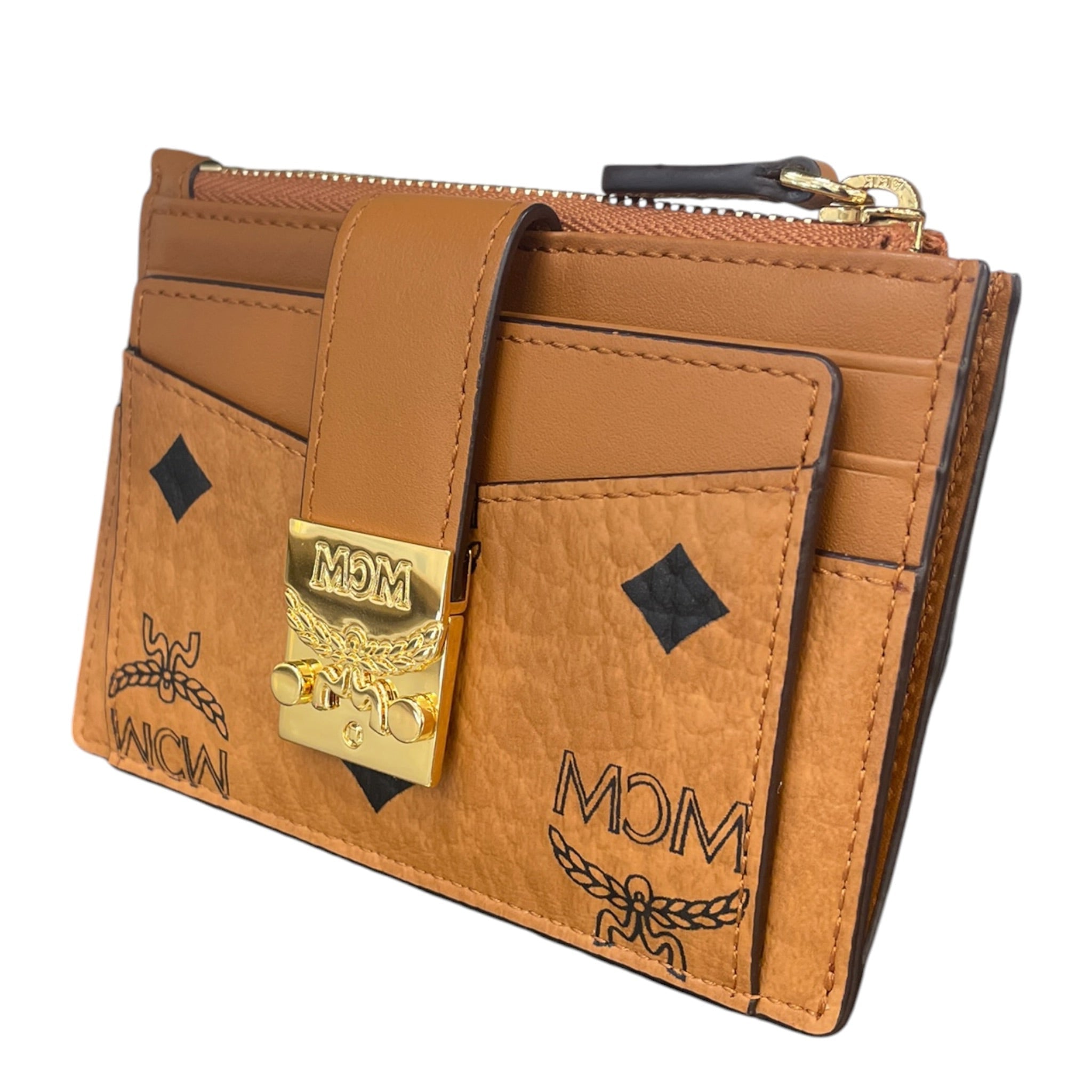 MCM/Wallet/Leather/BRW/L's/entrupy: B26M7HQ view 1