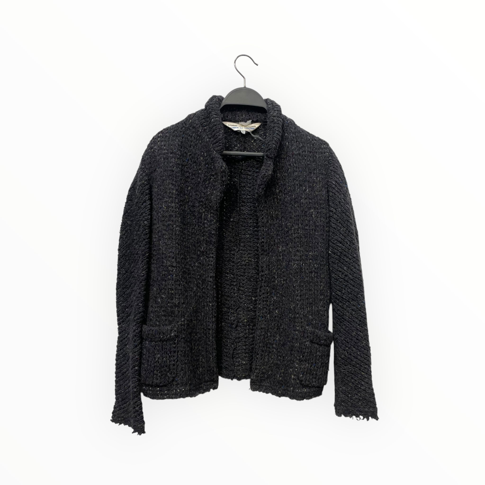 COMME des GARCONS/Cardigan/S/Wool/NVY/ view 1