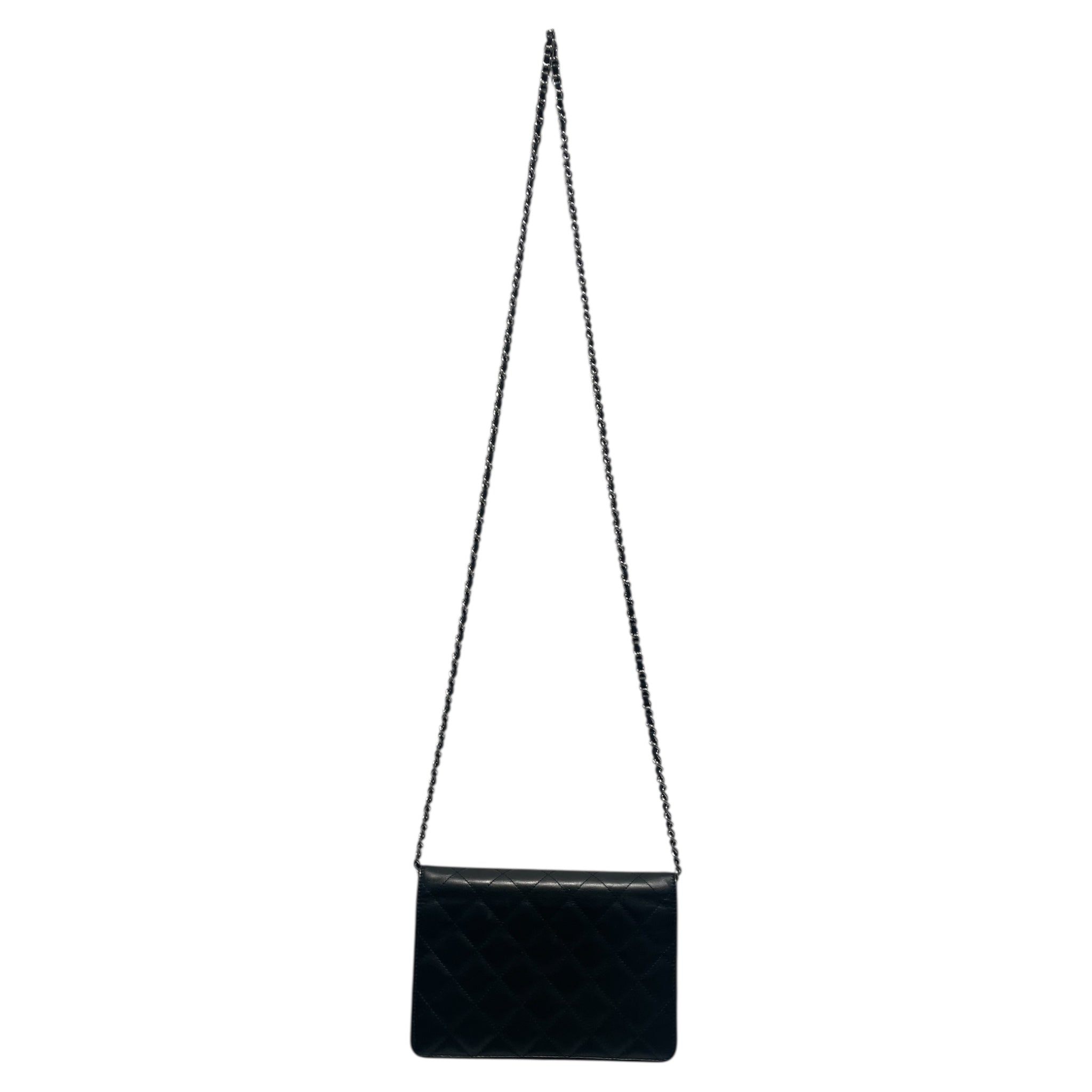 CHANEL/Cross Body Bag/BLK/Cambon Wallet on Chain Quilted view 2