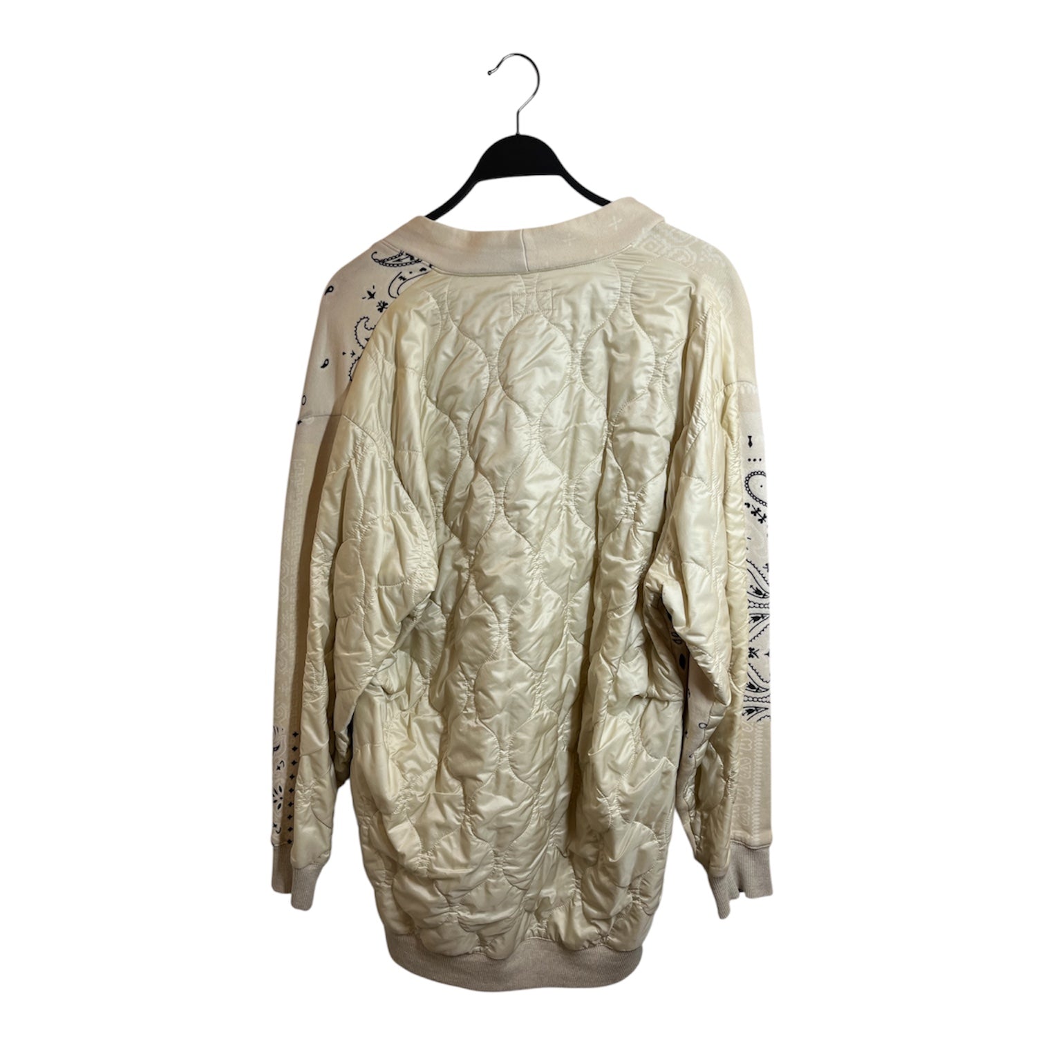 KAPITAL/Cardigan/3/All Over Print/CRM/PAISLEY NYLON CARDIGAN view 2