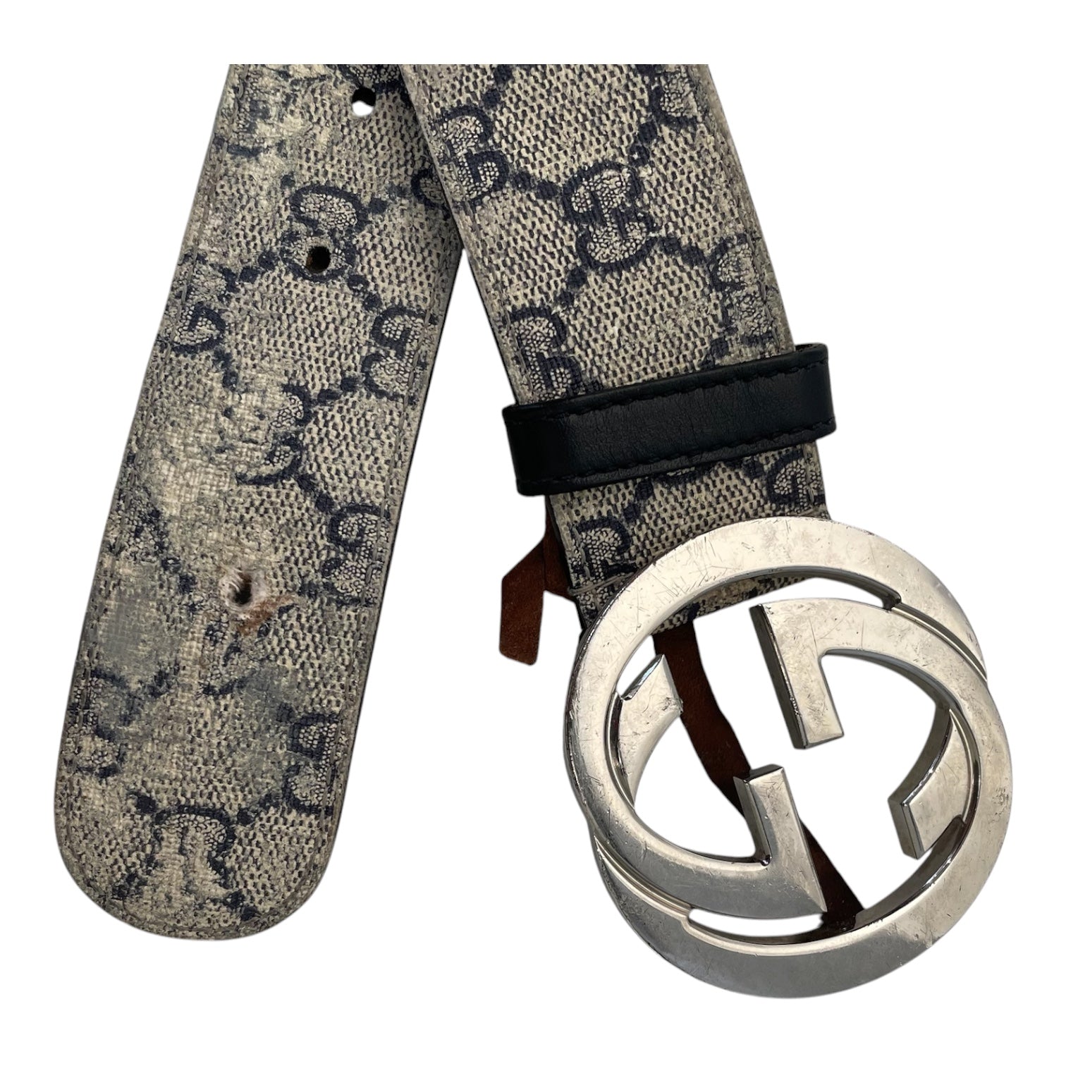 GUCCI/Belt/Monogram/BEG/M's/411924 kgdhn view 2