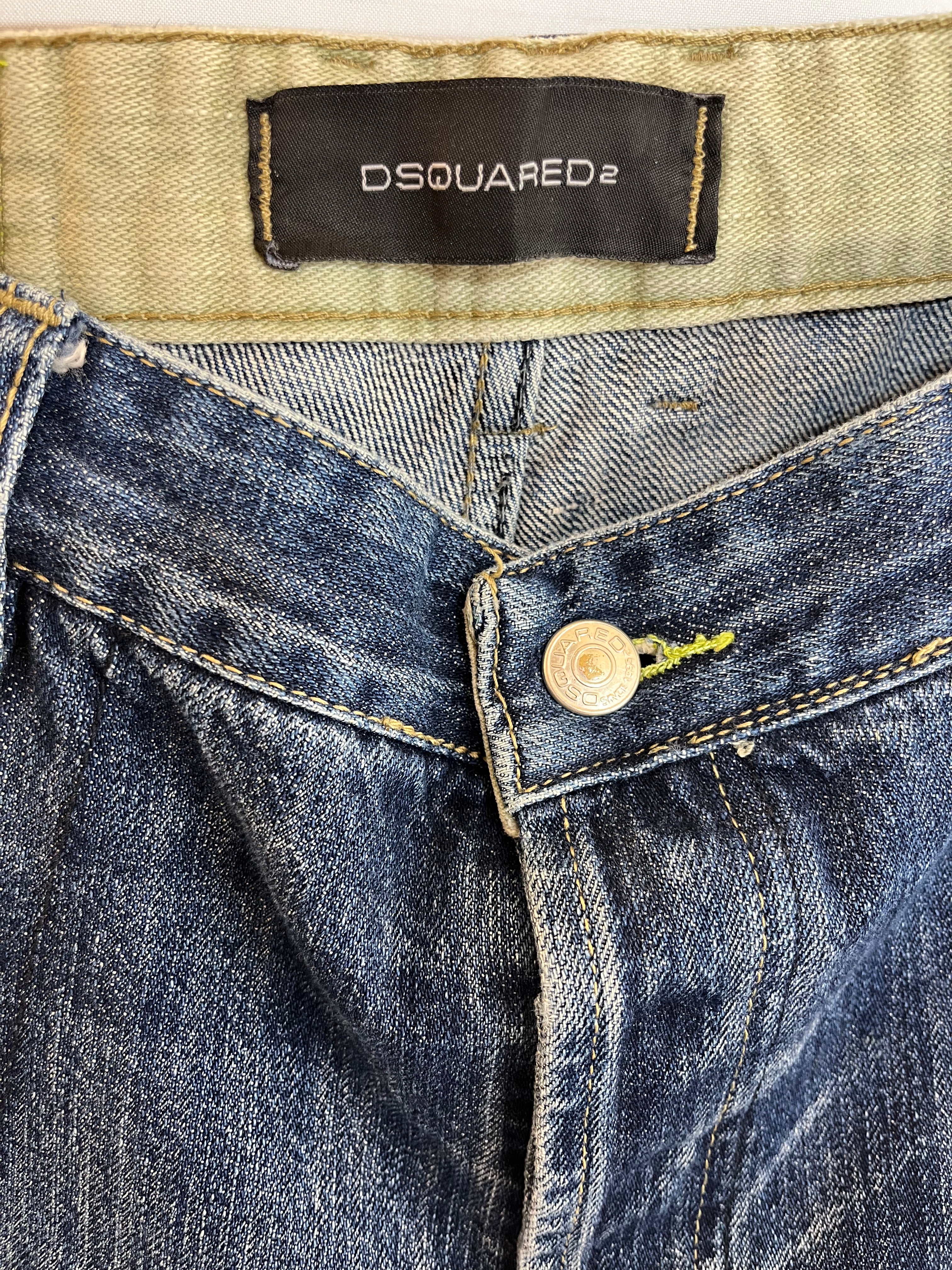 DSQUARED2/Straight Pants/36/Cotton/IDG/ view 3