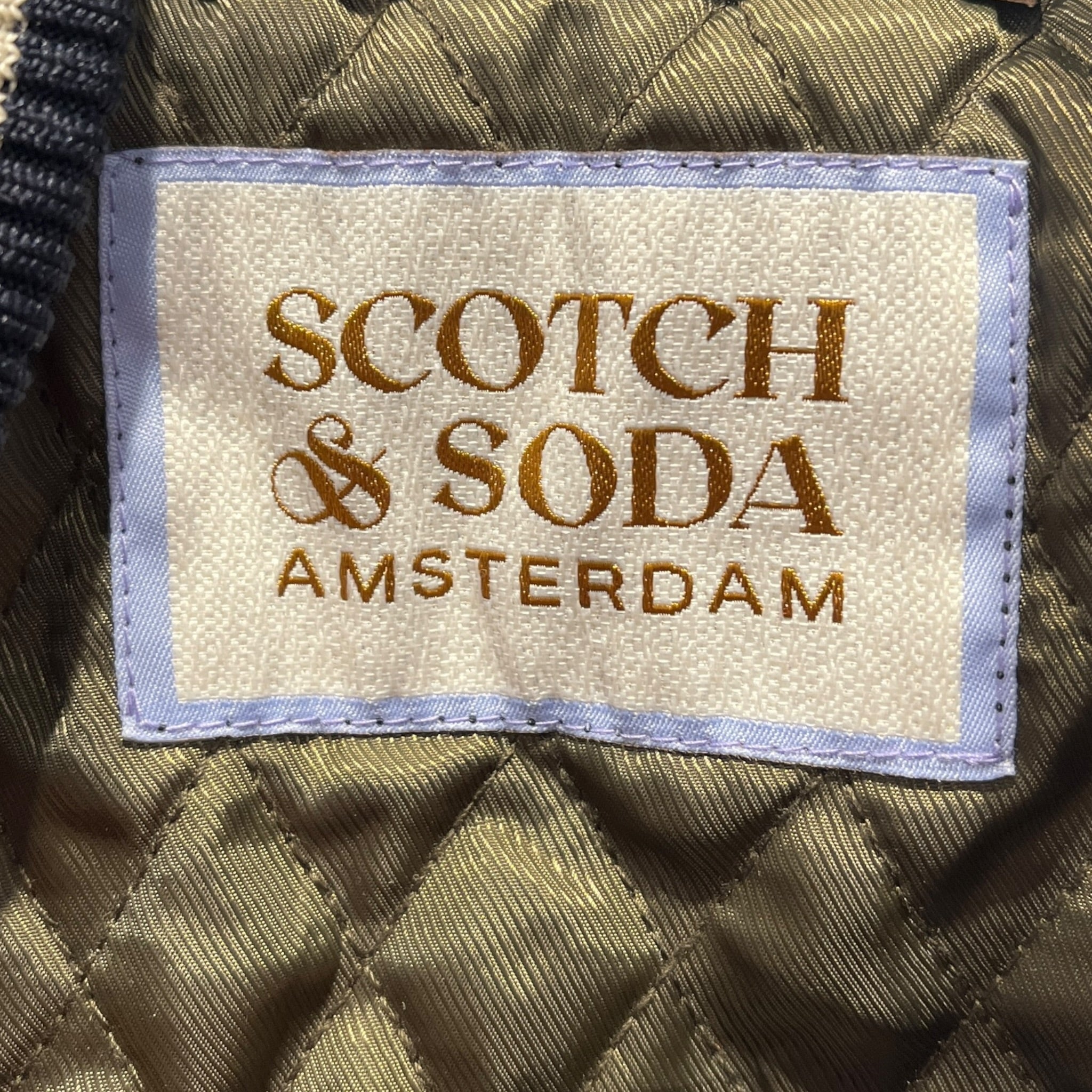 SCOTCH&SODA/Jacket/S/Wool/ORN/Graphic/the free spirit varsity jkt view 3
