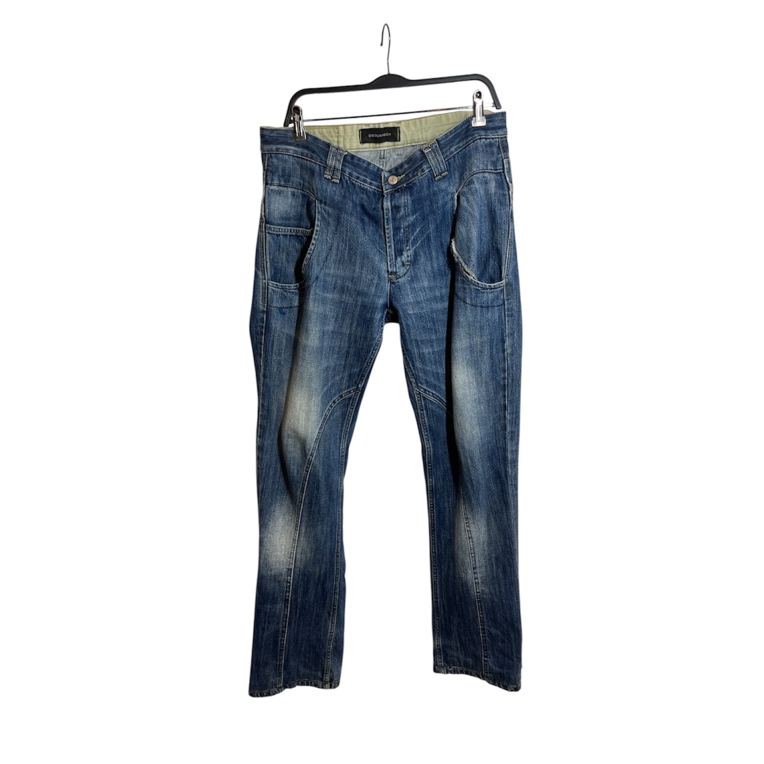 DSQUARED2/Straight Pants/36/Cotton/IDG/ view 1