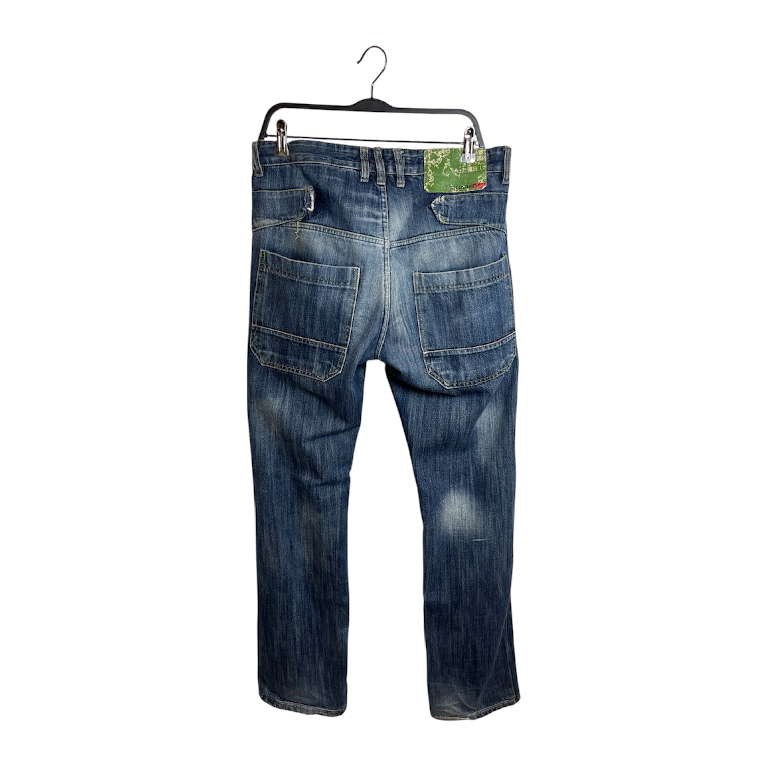 DSQUARED2/Straight Pants/36/Cotton/IDG/ view 2