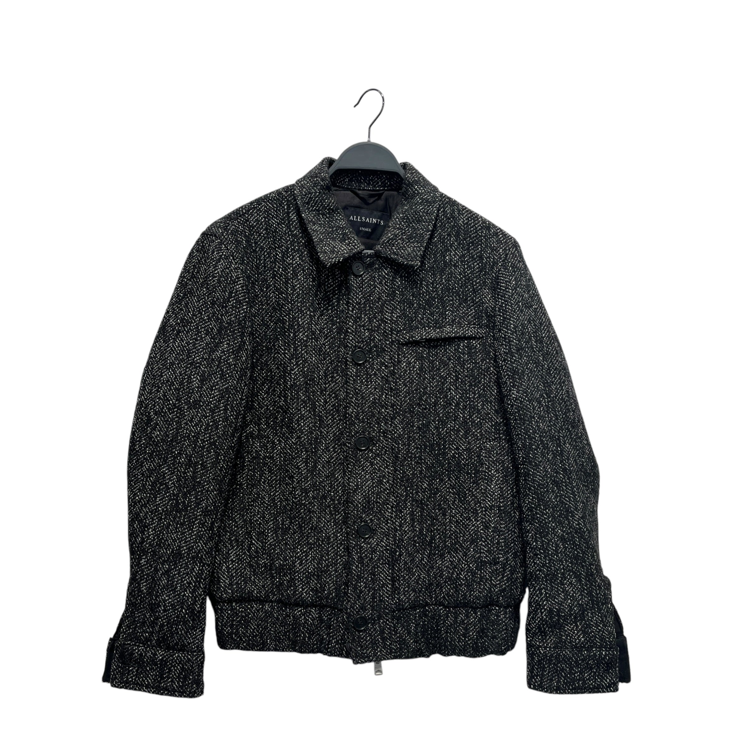 ALLSAINTS/Blouson/S/Polyester/BLK/speckled knit blouson view 1