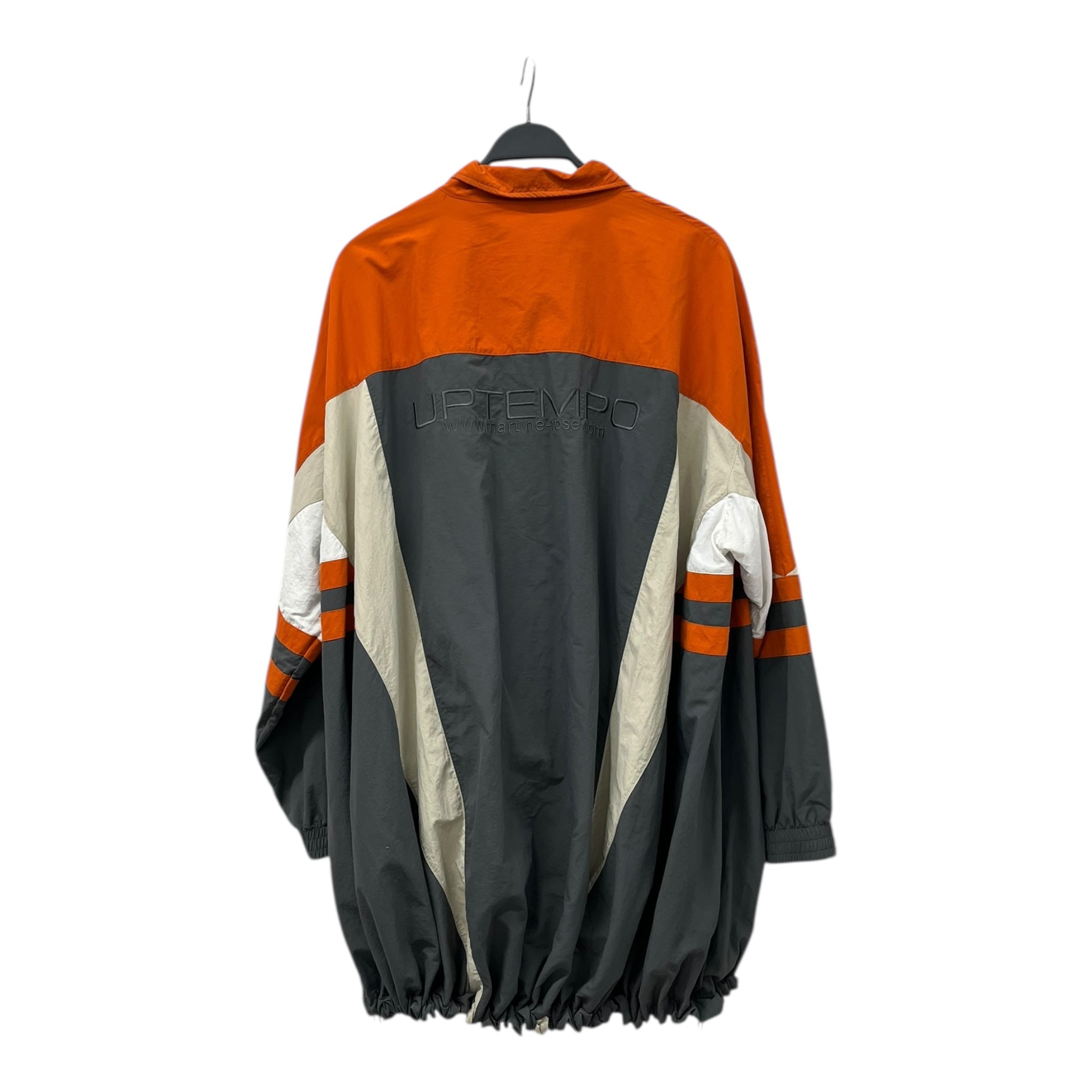 MARTINE ROSE/Windbreaker/S/Polyester/GRY/VOLUME PANELLED TRACK GRY/ORG view 2