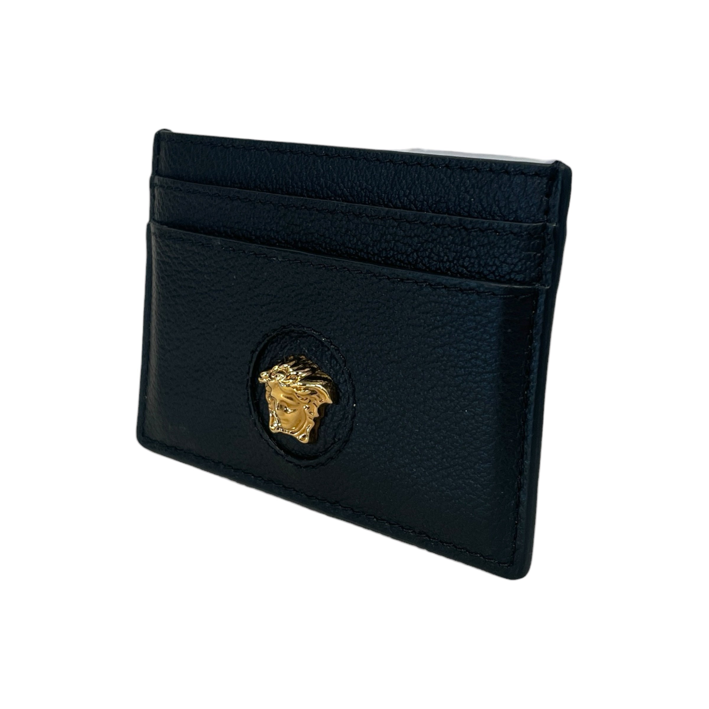 VERSACE/Coin Wallet/Leather/BLK/Medusa Card Holder view 1