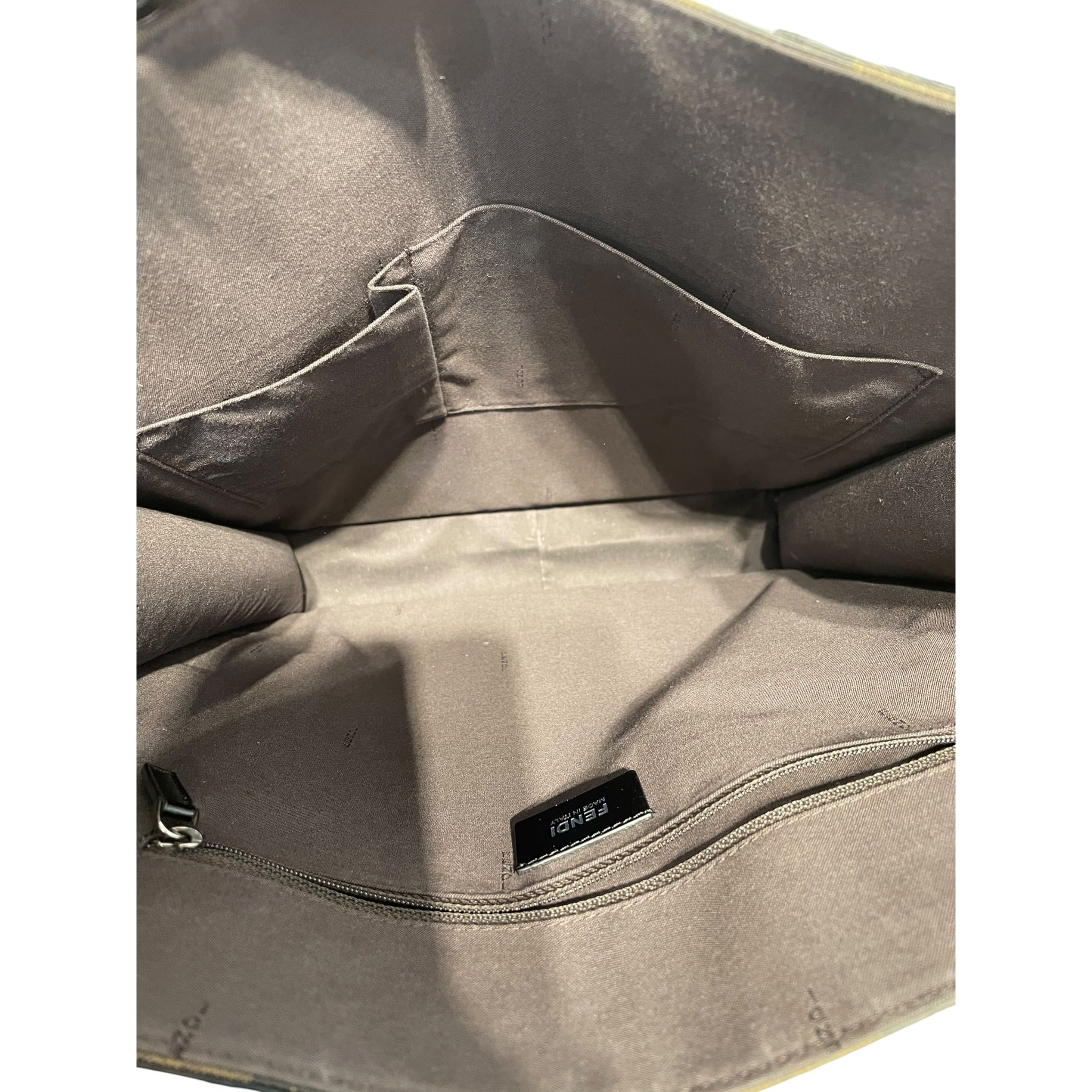 FENDI/Tote Bag/Stripe/BRW/PEQUIN SHOPPER TOTE view 3
