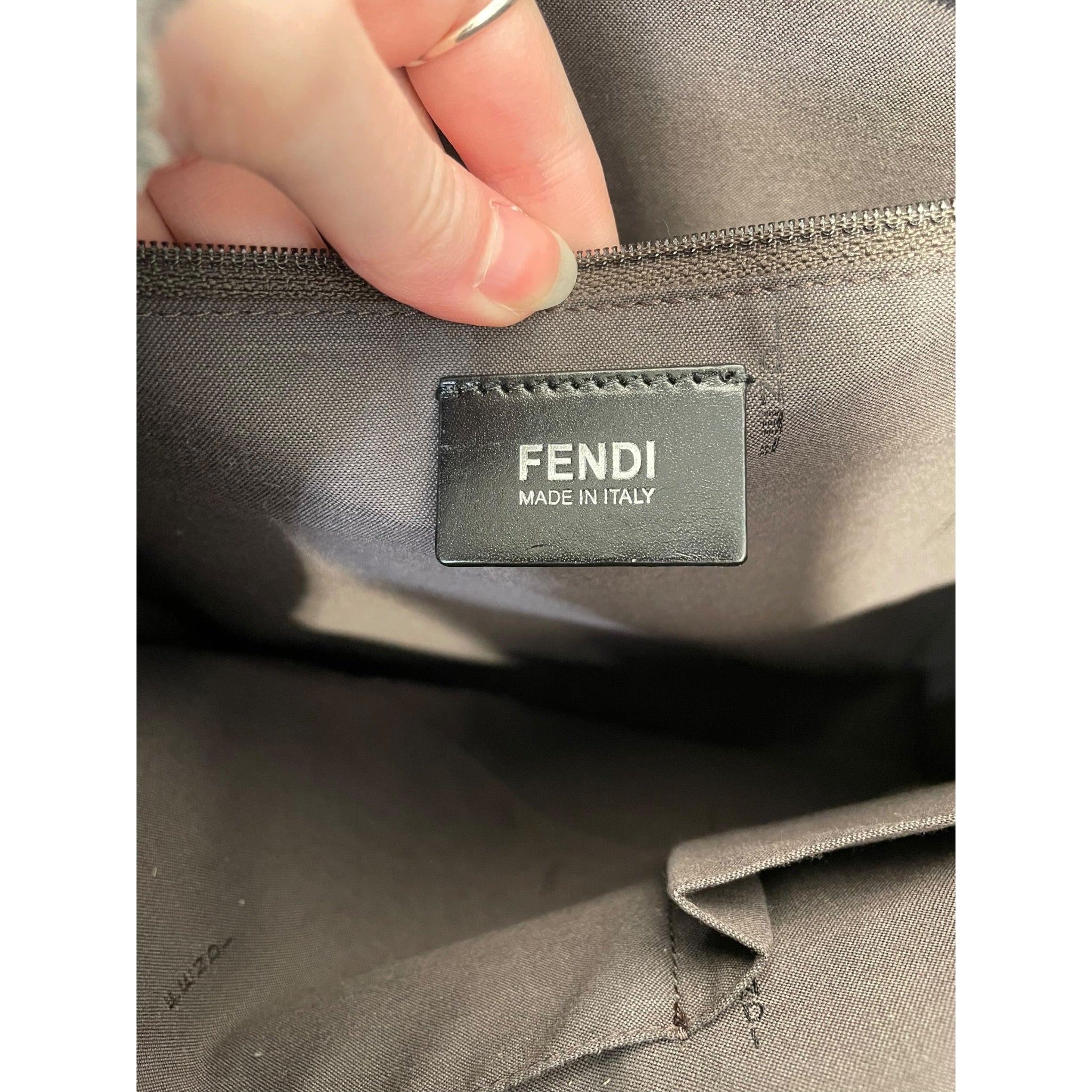 FENDI/Tote Bag/Stripe/BRW/PEQUIN SHOPPER TOTE view 4