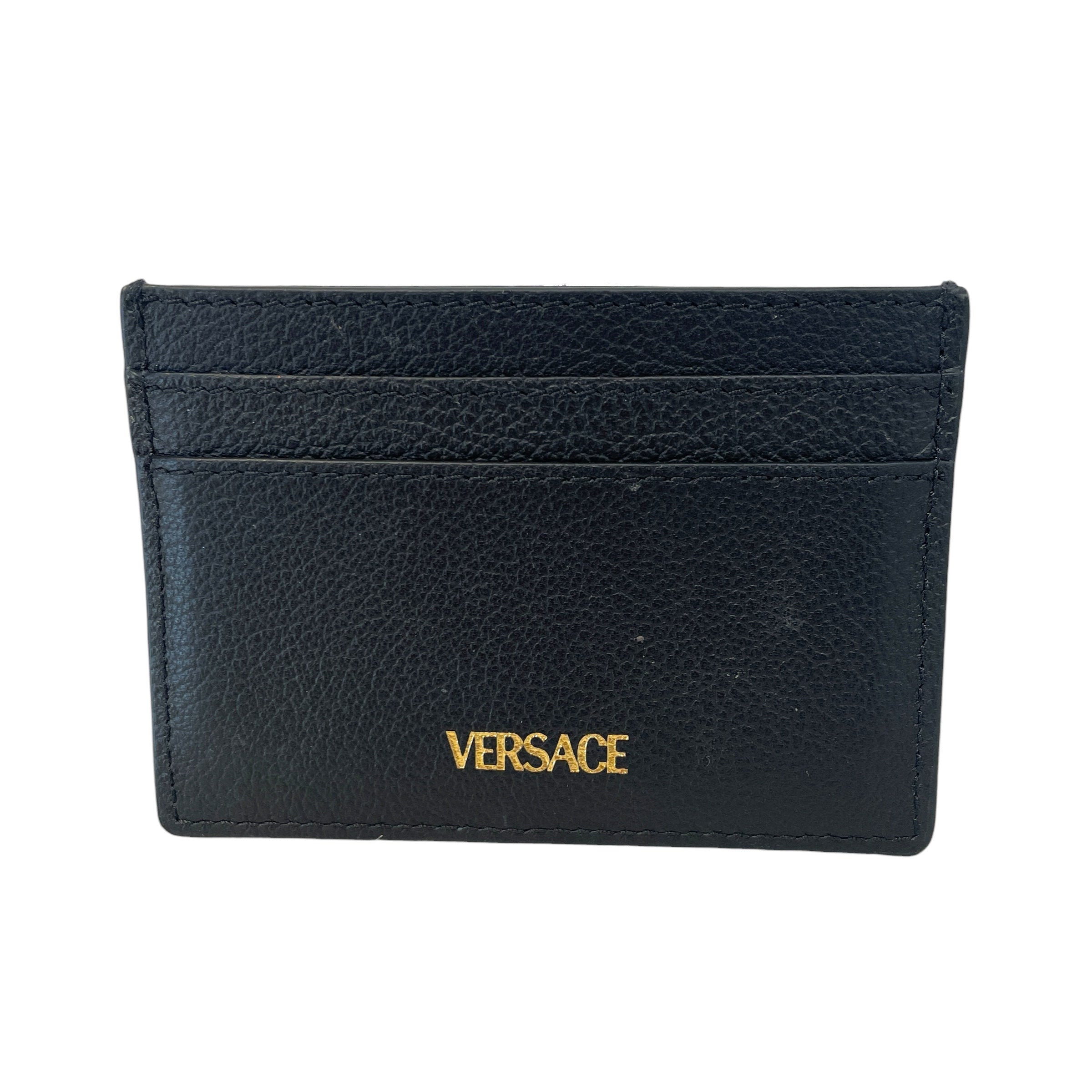 VERSACE/Coin Wallet/Leather/BLK/Medusa Card Holder view 2