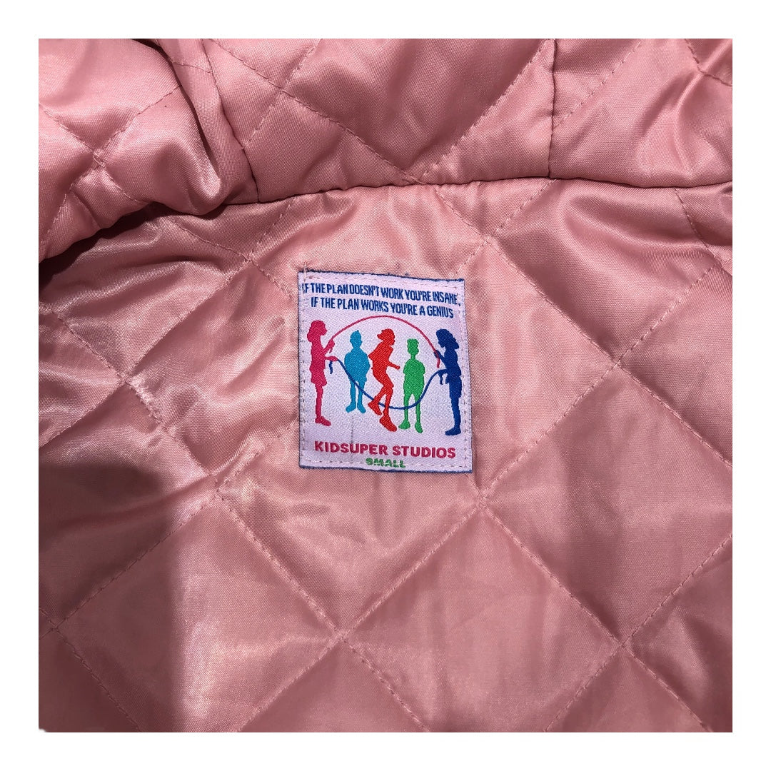 KIDSUPER STUDIOS/Puffer Jkt/L/All Over Print/Nylon/MLT/tandem button-up jacket view 3