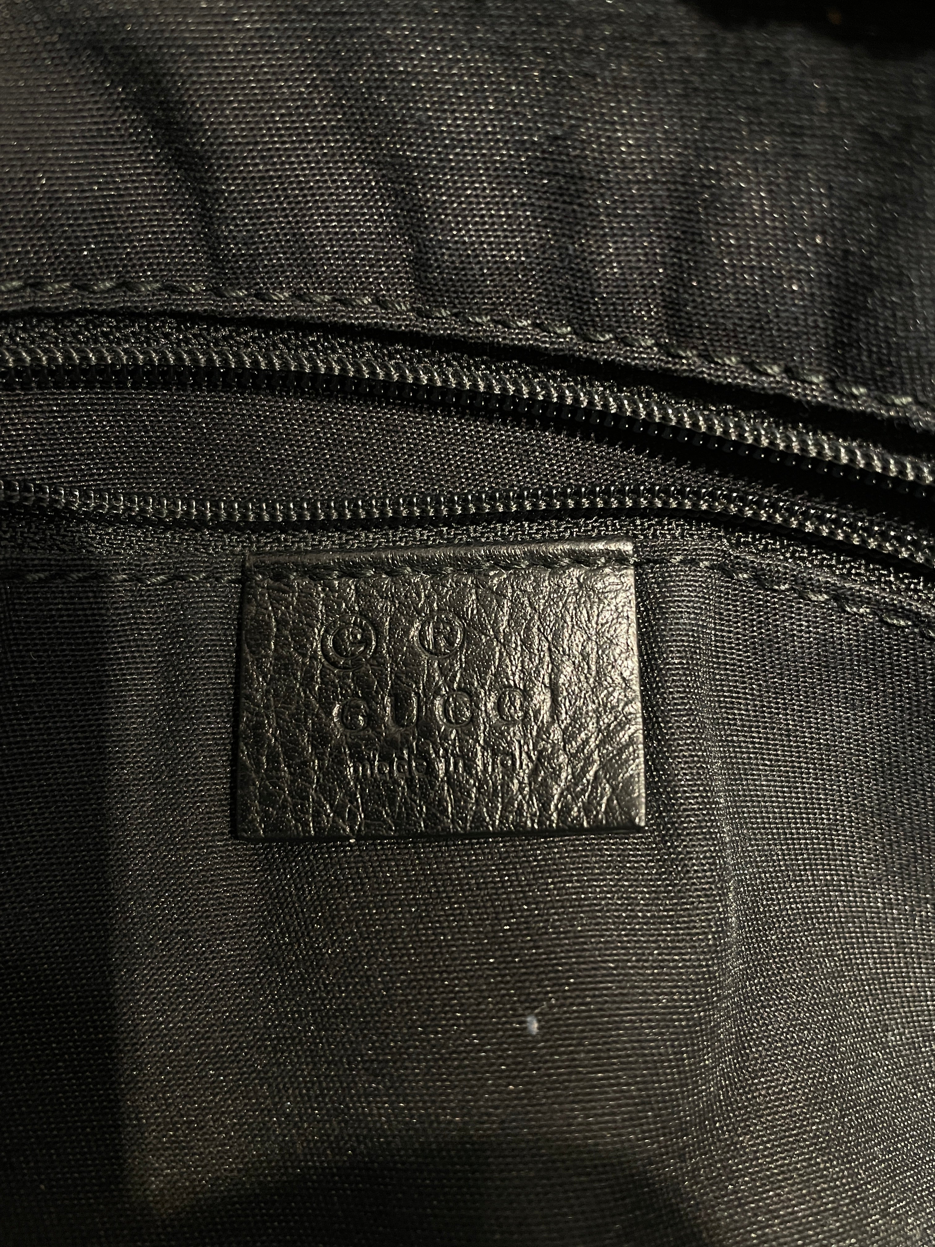 GUCCI/Tote Bag/Cotton/BLK/GG Canvas Charmy Tote Bag view 4