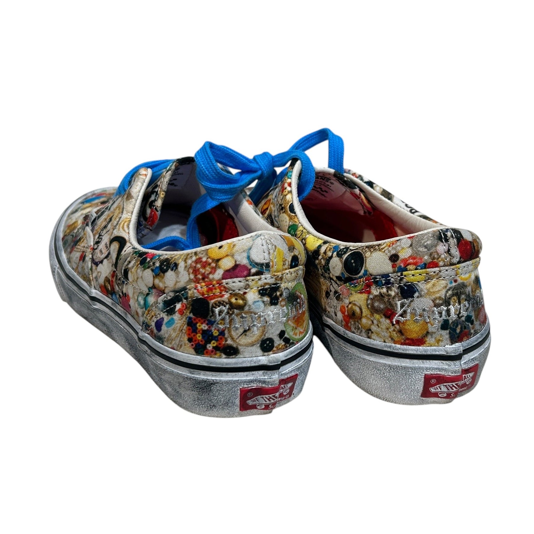 VANS/Supreme/Low-Sneakers/US 8.5/All Over Print/Cotton/MLT/Mike Kelley Authenitic Low view 2