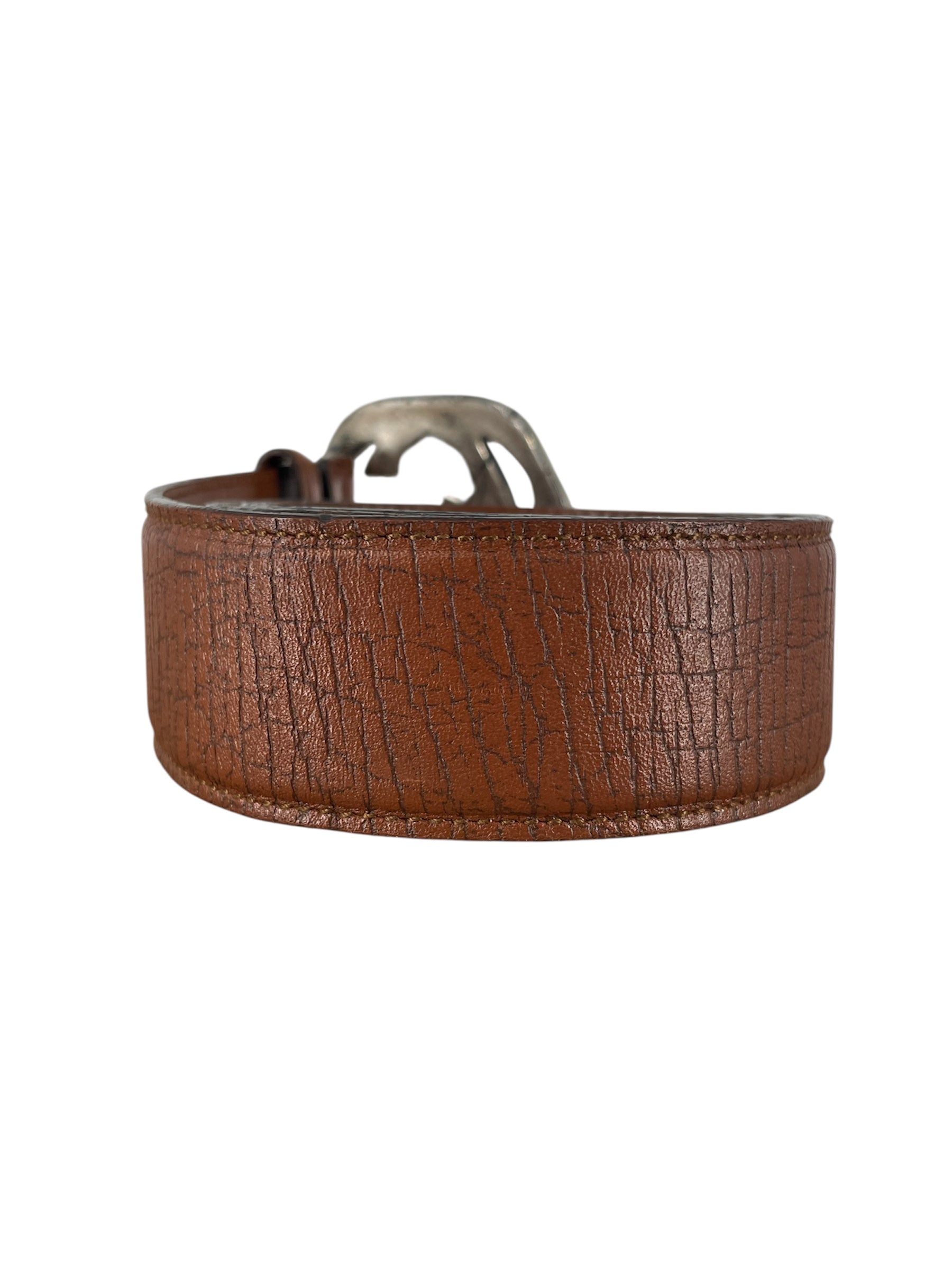 GUCCI/Belt/OS/Leather/BRW/BAMBOO BUCKLE view 3