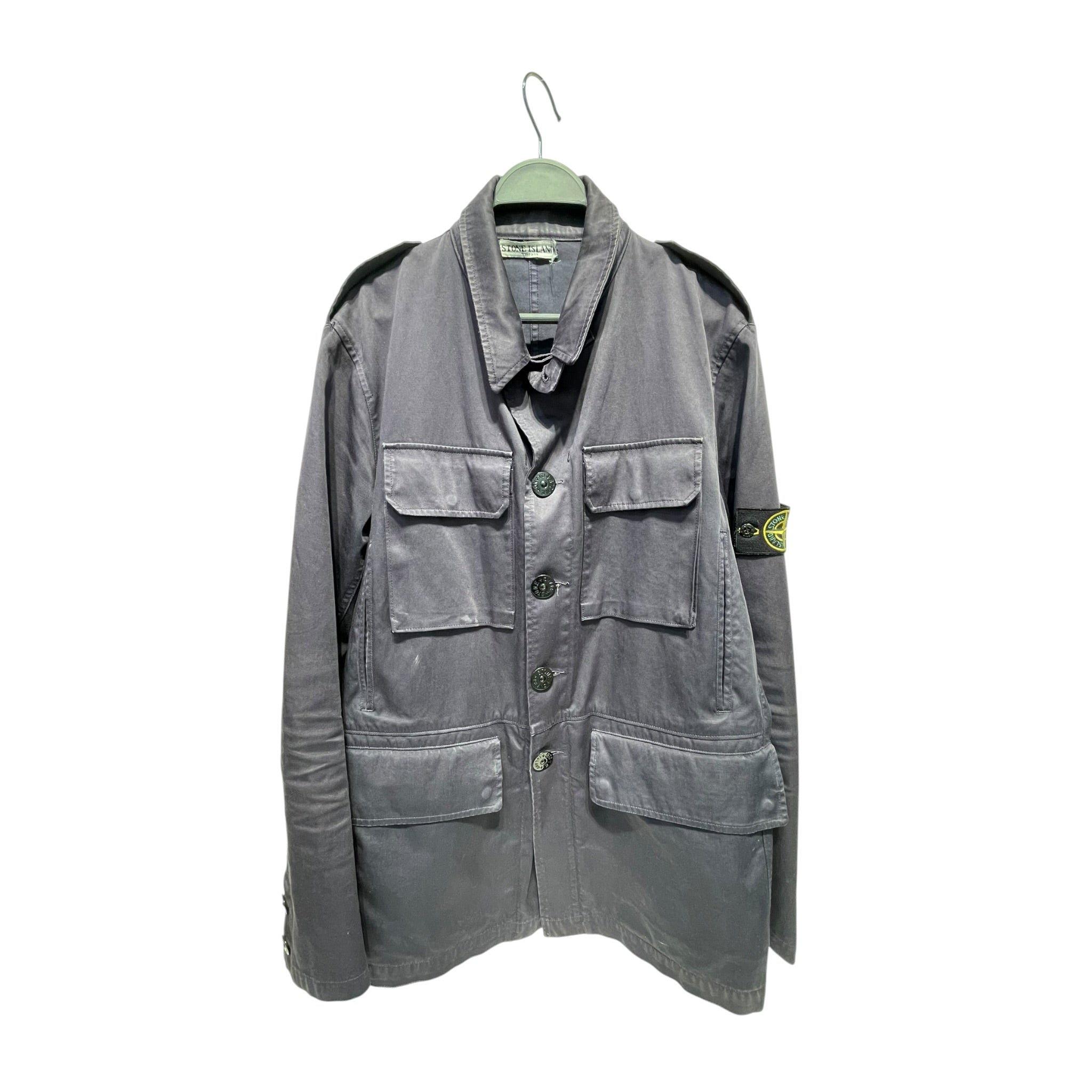 STONE ISLAND/Jacket/L/Cotton/IDG/Older Model view 1