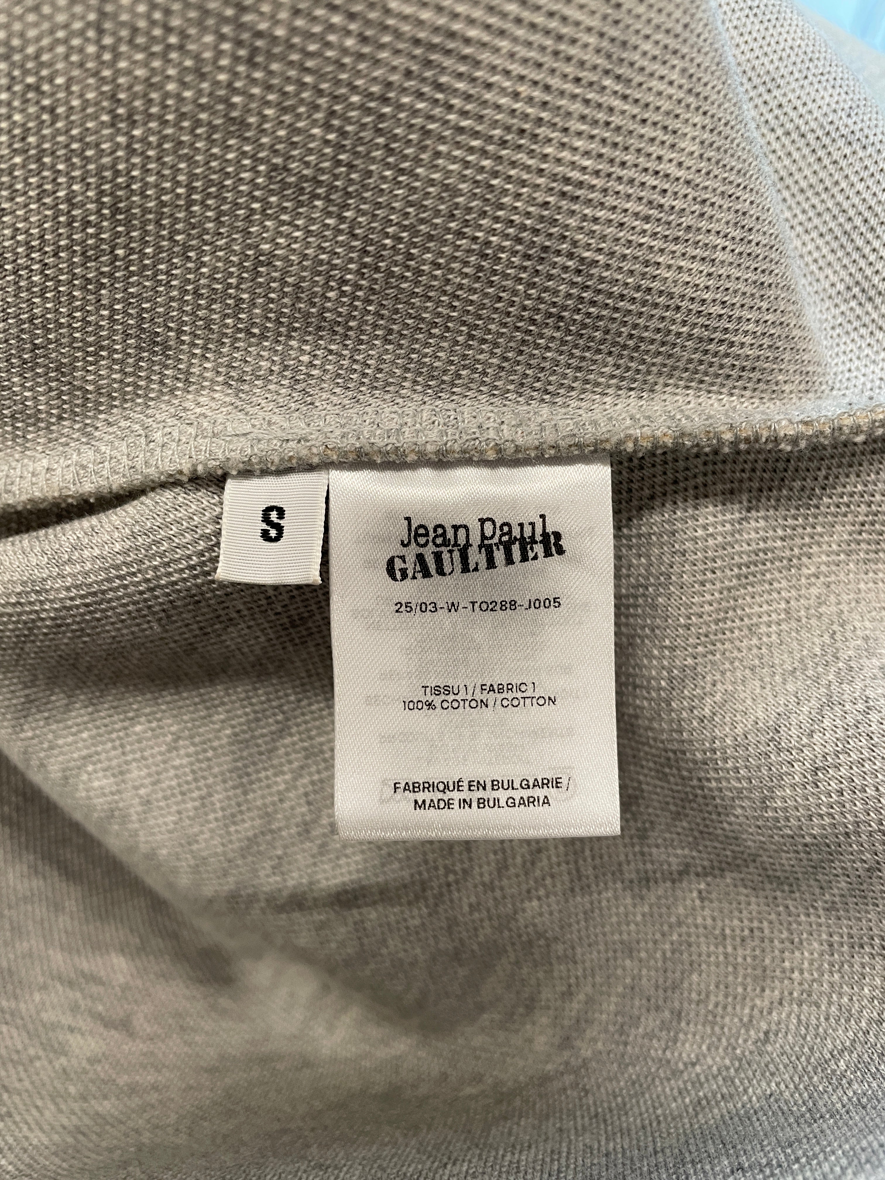 Jean Paul Gaultier/Hoodie/S/Cotton/GRY/GAUTIER/CROPPED view 4