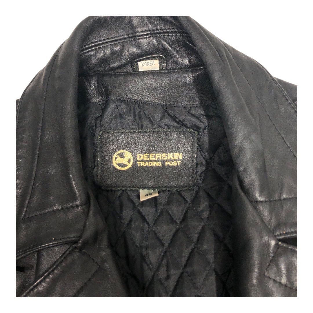 DEERSKIN/Leather Jkt/46/Leather/BLK/FRINGE LEATHER JACKET view 3