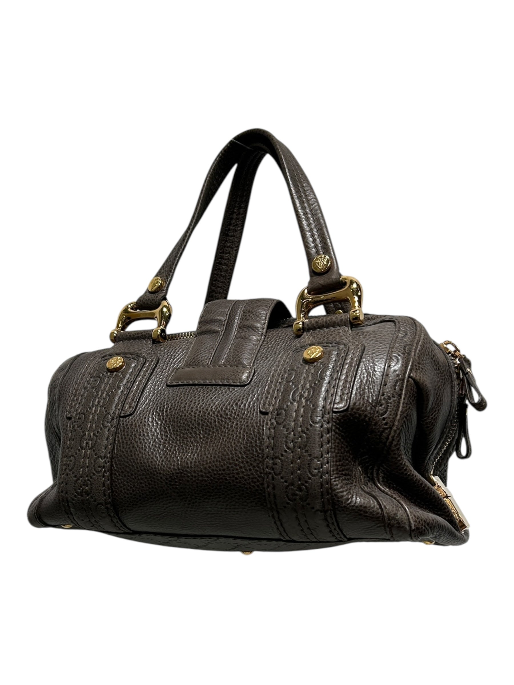 GUCCI/Bag/Leather/BRW/BABOUSKA HYSTERIA BRW/GRY BAG view 2