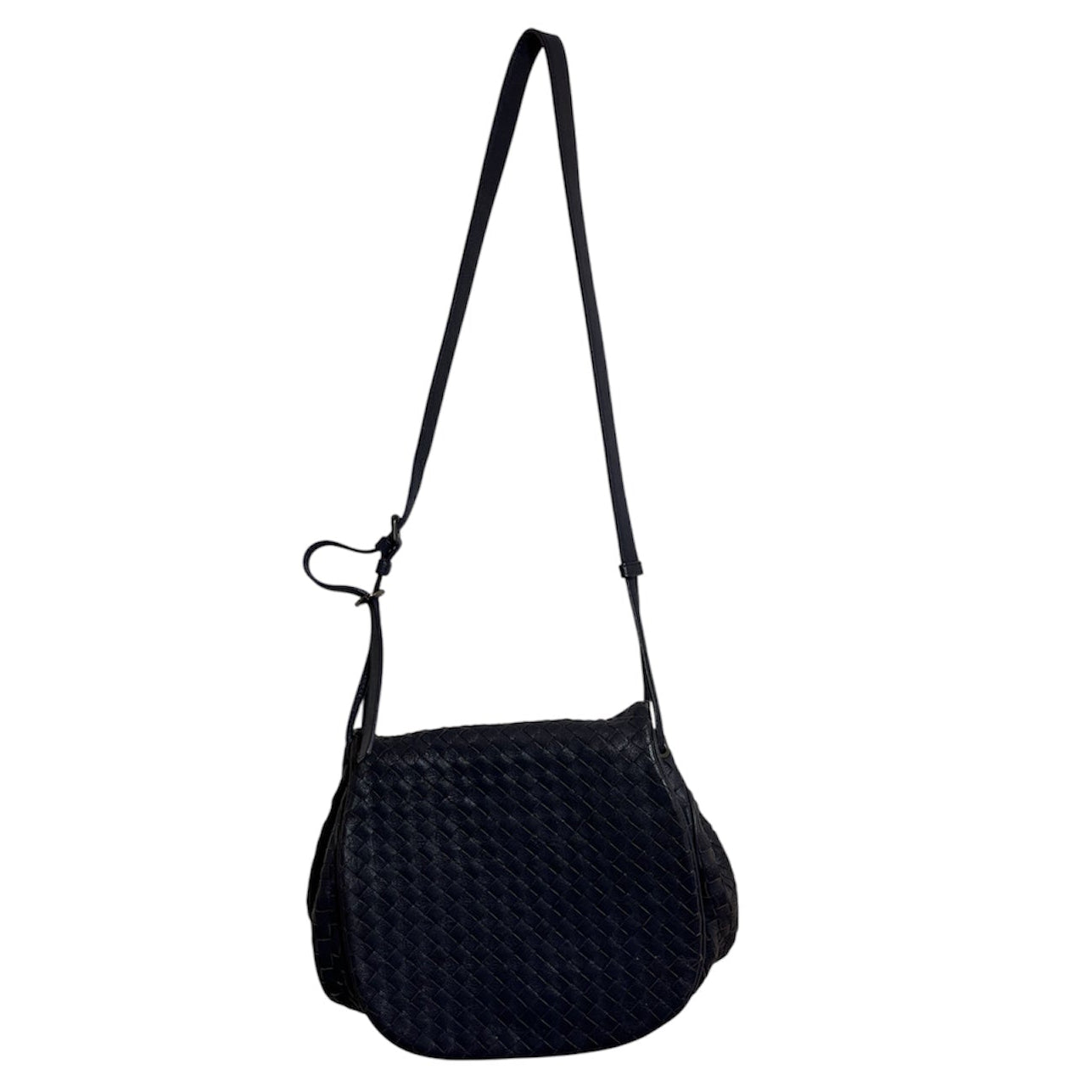 BOTTEGA VENETA/Cross Body Bag/Leather/NVY/CROSS BODY view 2