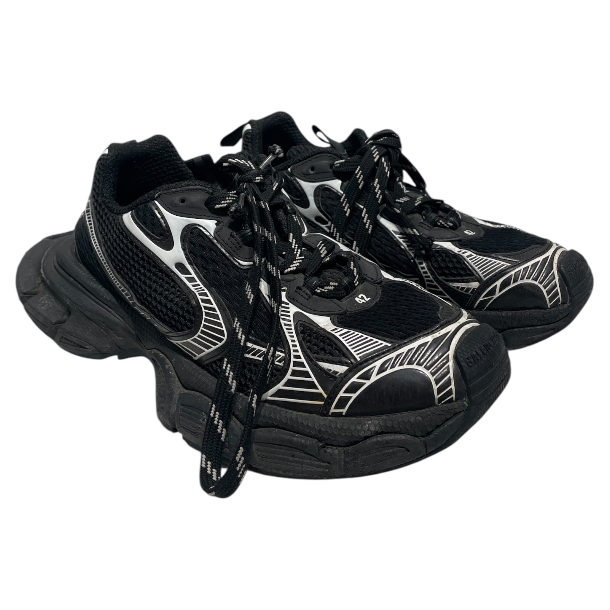 BALENCIAGA/Low-Sneakers/EU 42/BLK/3XL Sneaker BLK/WHT view 1