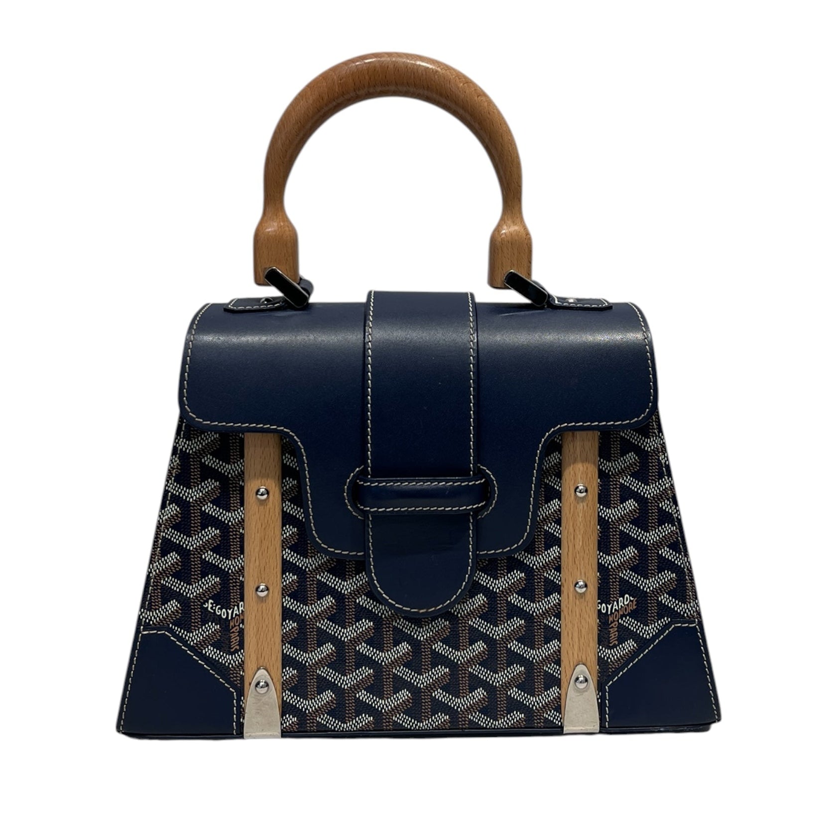 GOYARD/Hand Bag/All Over Print/Leather/NVY/SAIGON view 1