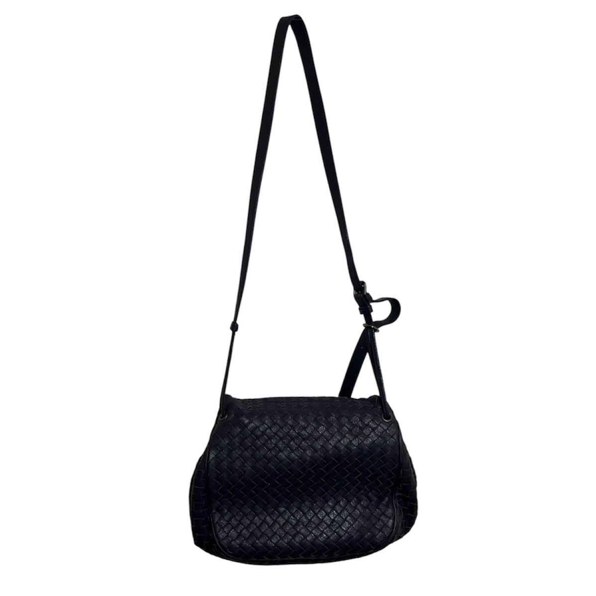 BOTTEGA VENETA/Cross Body Bag/Leather/NVY/CROSS BODY view 1