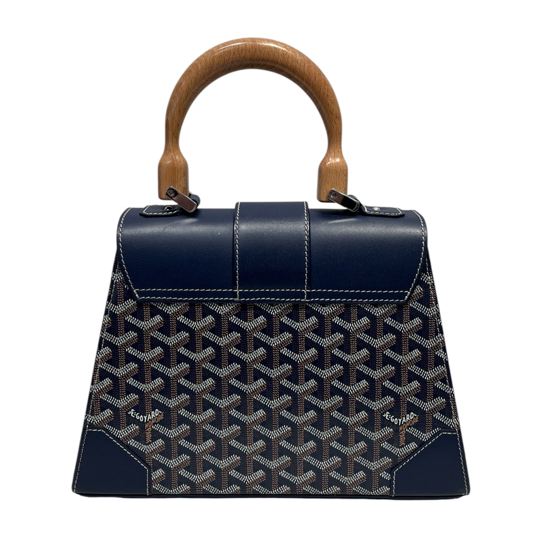 GOYARD/Hand Bag/All Over Print/Leather/NVY/SAIGON view 2