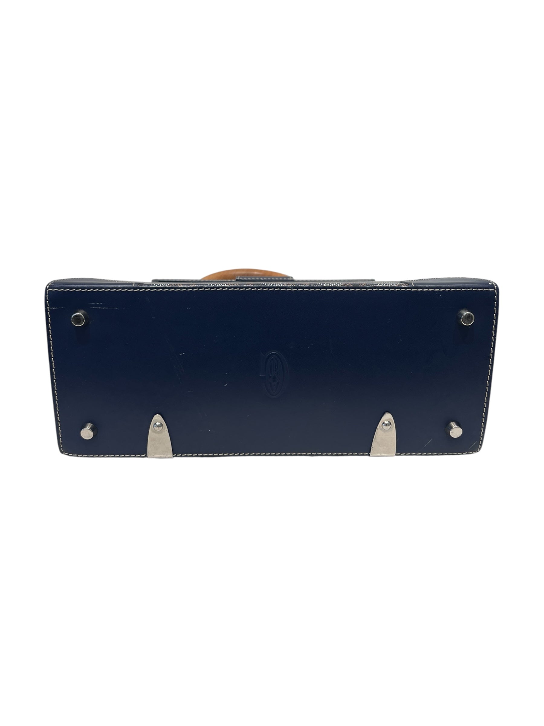 GOYARD/Hand Bag/All Over Print/Leather/NVY/SAIGON view 4