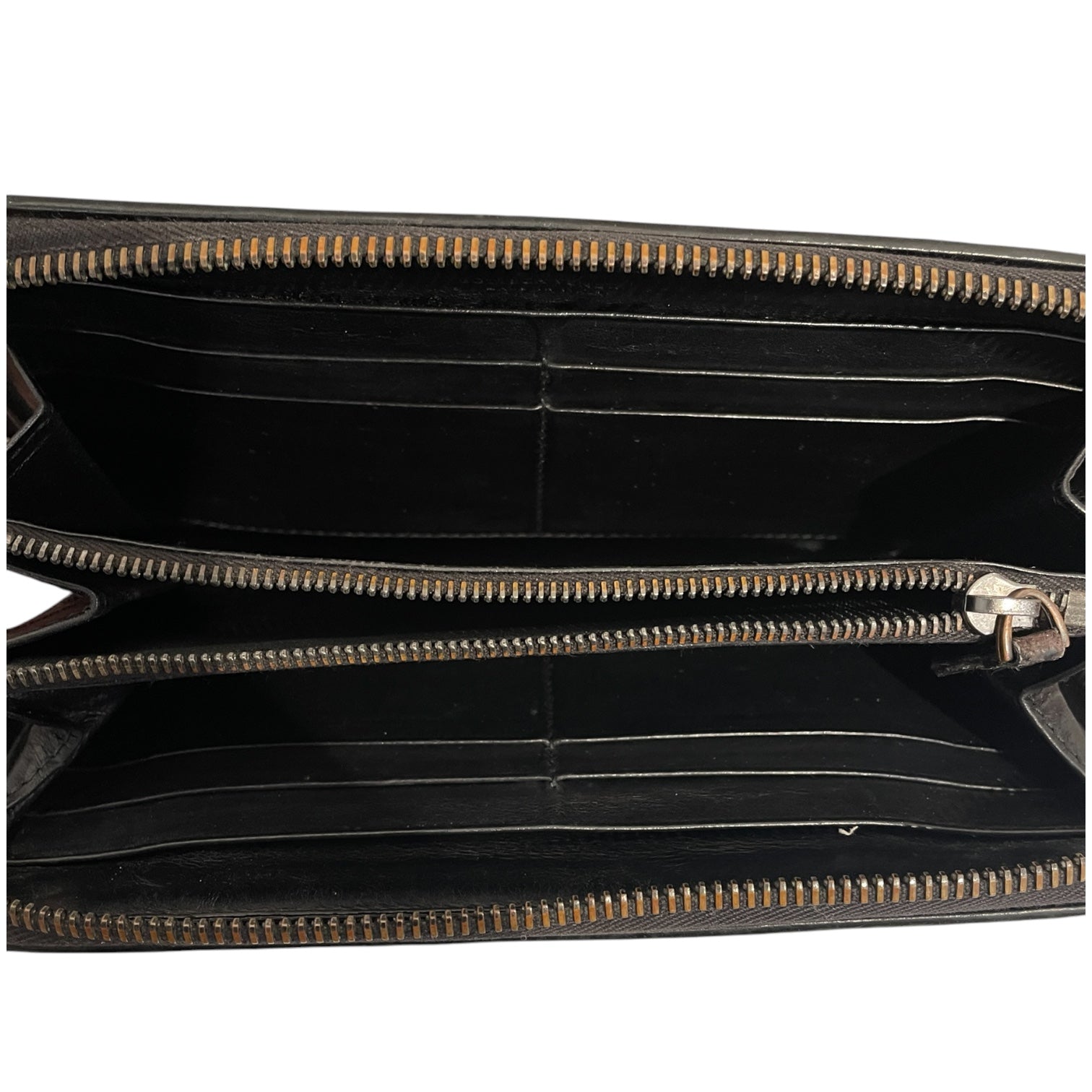 BOTTEGA VENETA/Long Wallet/Leather/BLK/L's/Tourmaline LIght Calf Wallet view 3