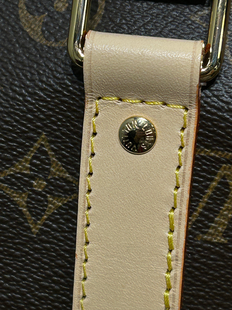LOUIS VUITTON/Luggage/M/Monogram/Leather/BRW/M6XMC3K/STRAP/LOCK/GOLD
