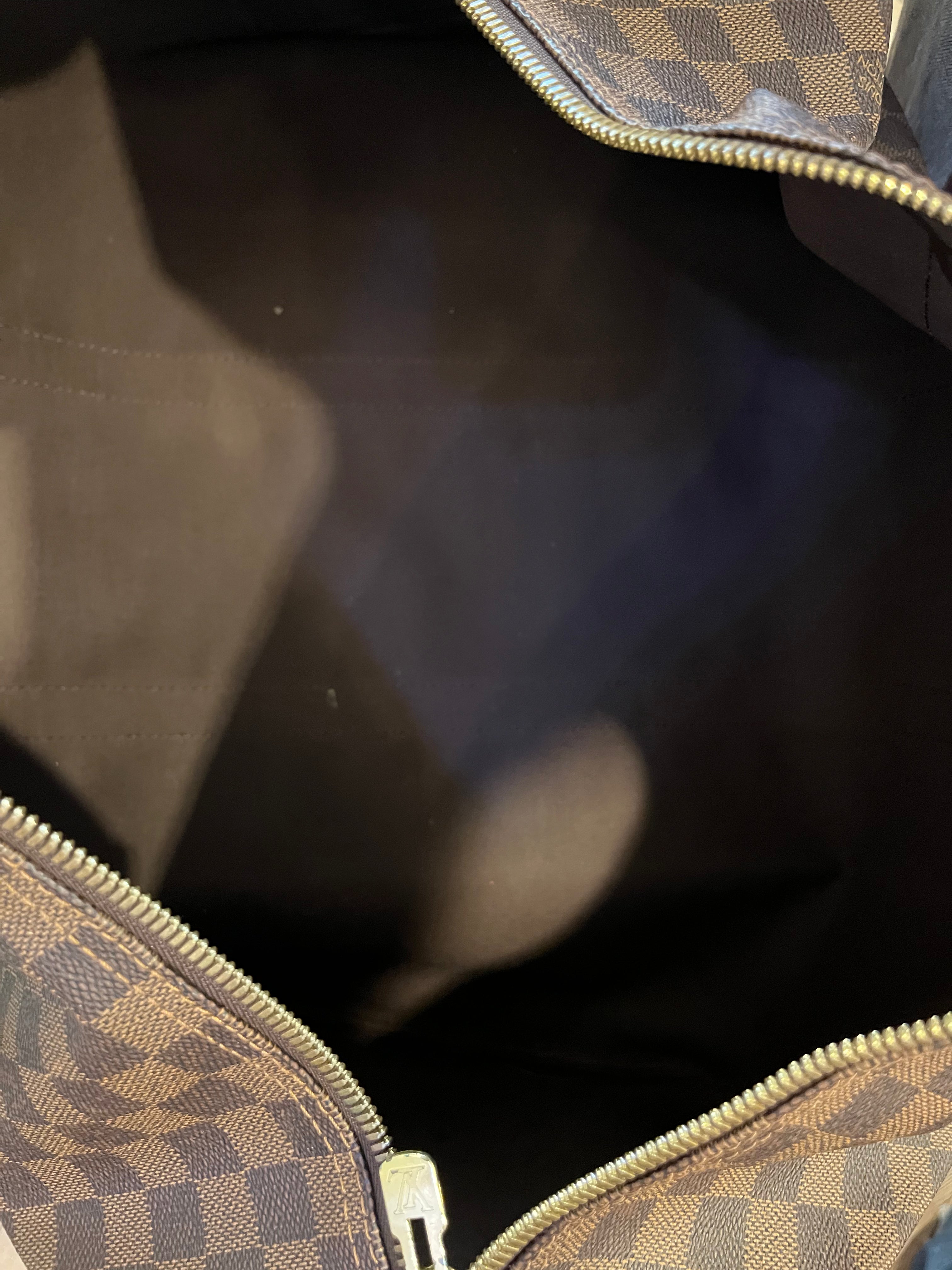 LOUIS VUITTON/Bag/Border/Leather/BRW/KEEPALL view 3