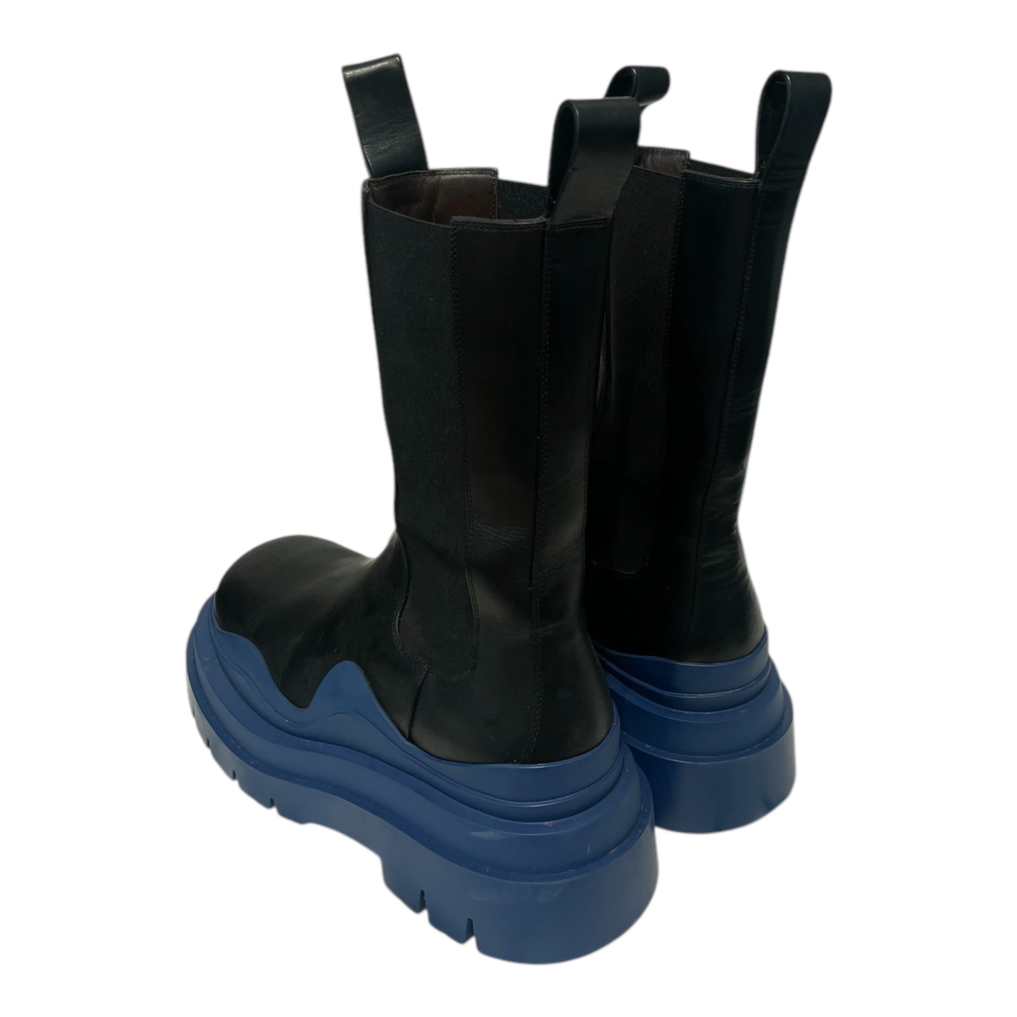 BOTTEGA VENETA/Chelsea Boots/US 7/Leather/BLU/COLORBLOCK RAINBOOTS view 2