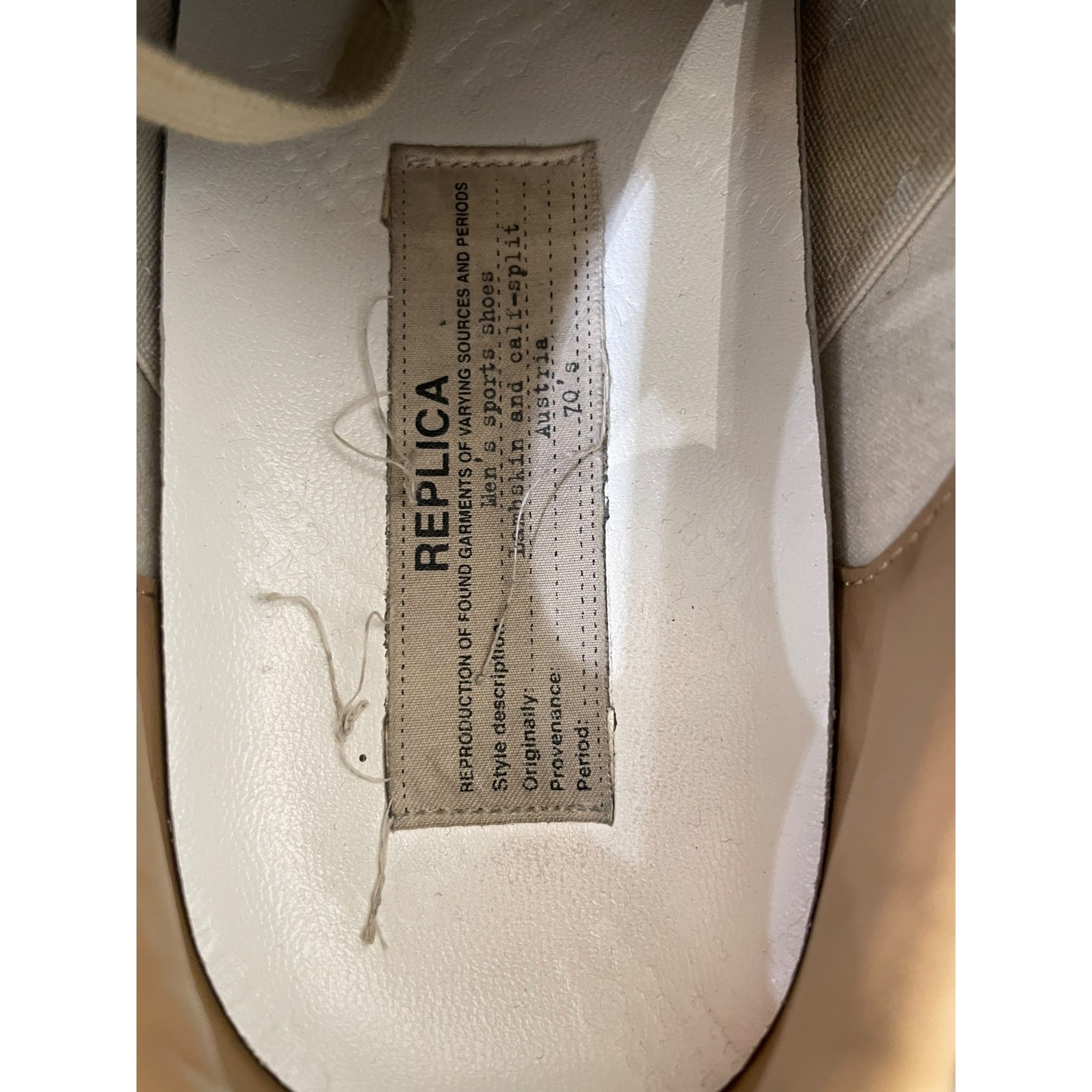Maison Margiela/Low-Sneakers/EU 40/Leather/BLK/REPLICA PAINT SPLATTER view 3