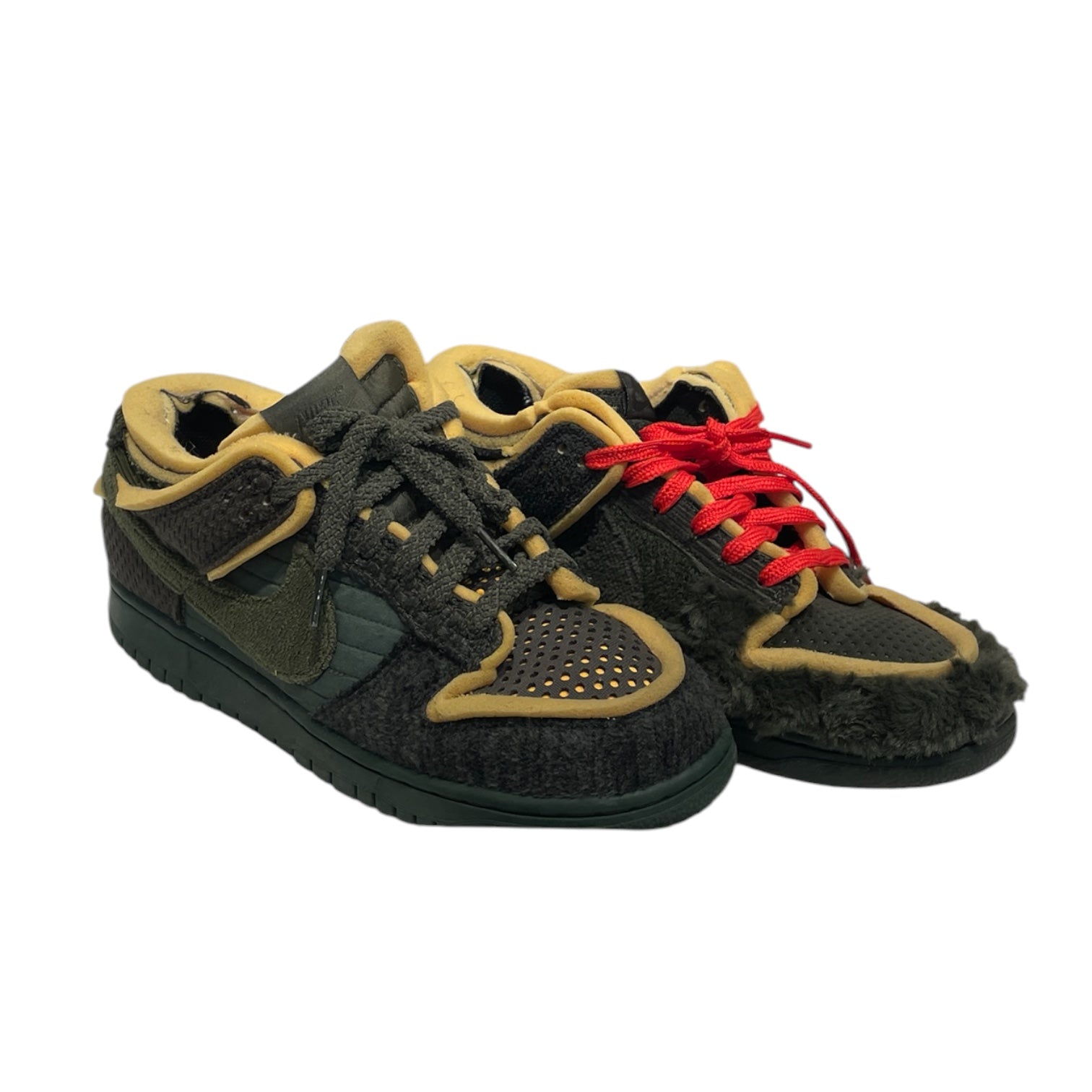 NIKE/CACTUS PLANT FLEA MARKET/Low-Sneakers/US 8/Fake Fur/GRN/IH5094-300 view 1