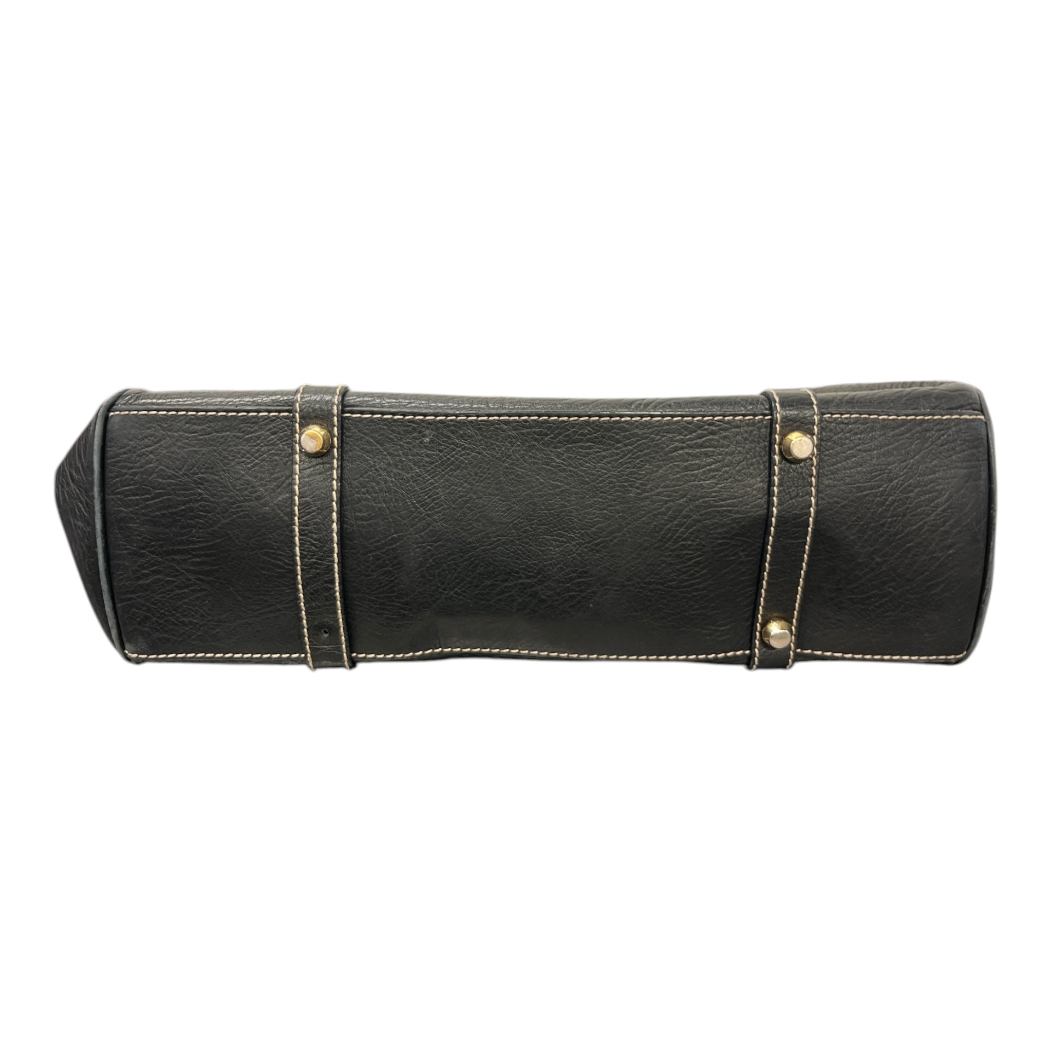 DOLCE&GABBANA/Hand Bag/Leather/BLK/leather tote view 3