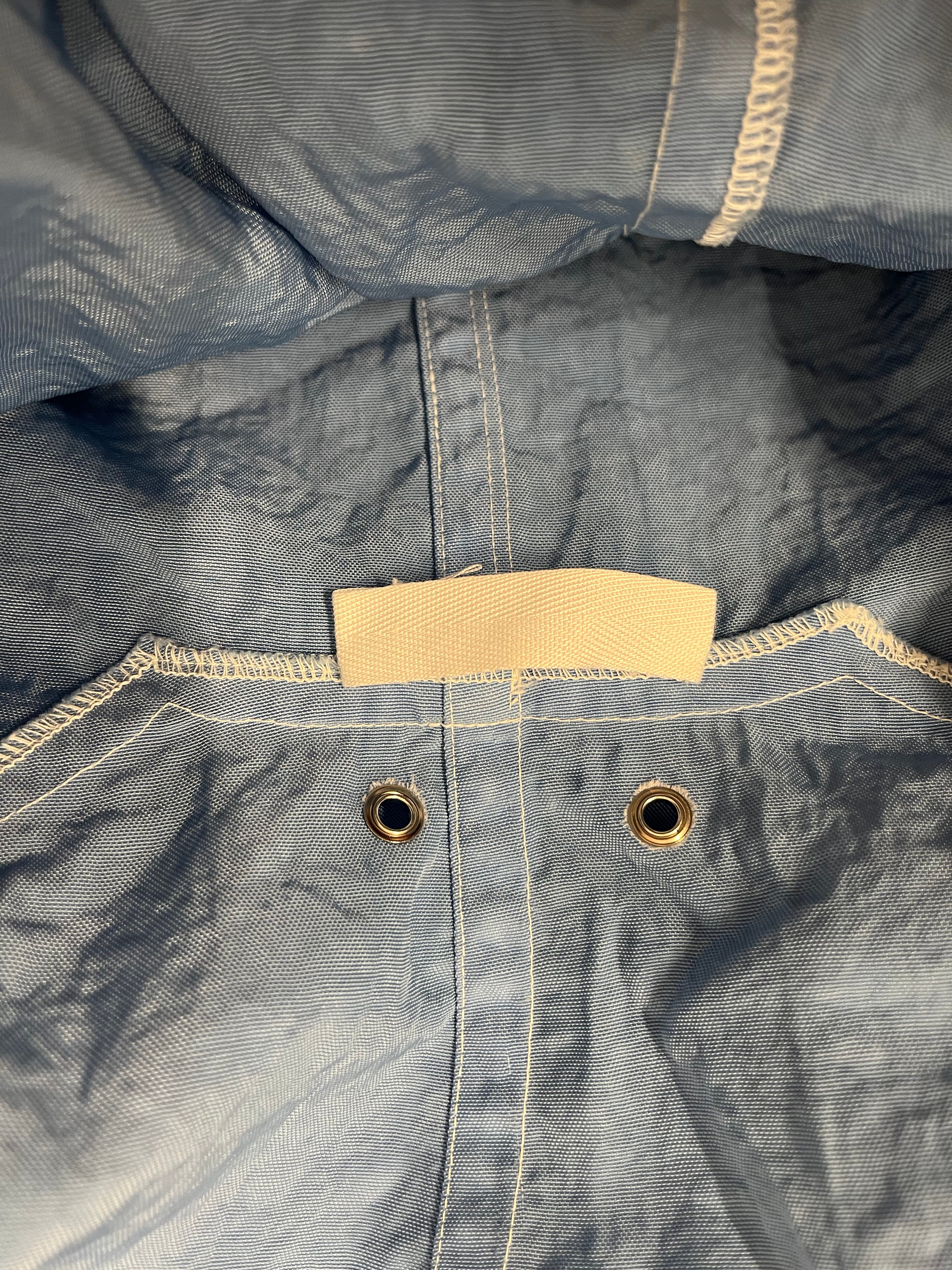 Helmut Lang/Windbreaker/Rayon/BLU/CERULEAN DRAWSTRING SIDES view 3